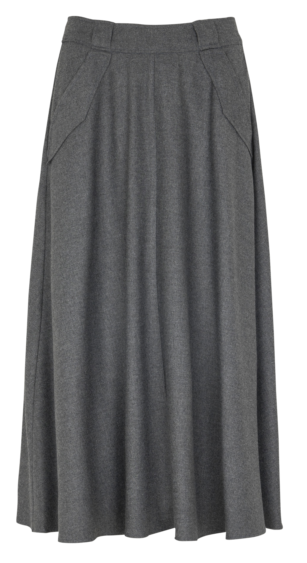 Jupe midi  DIEGA Gris