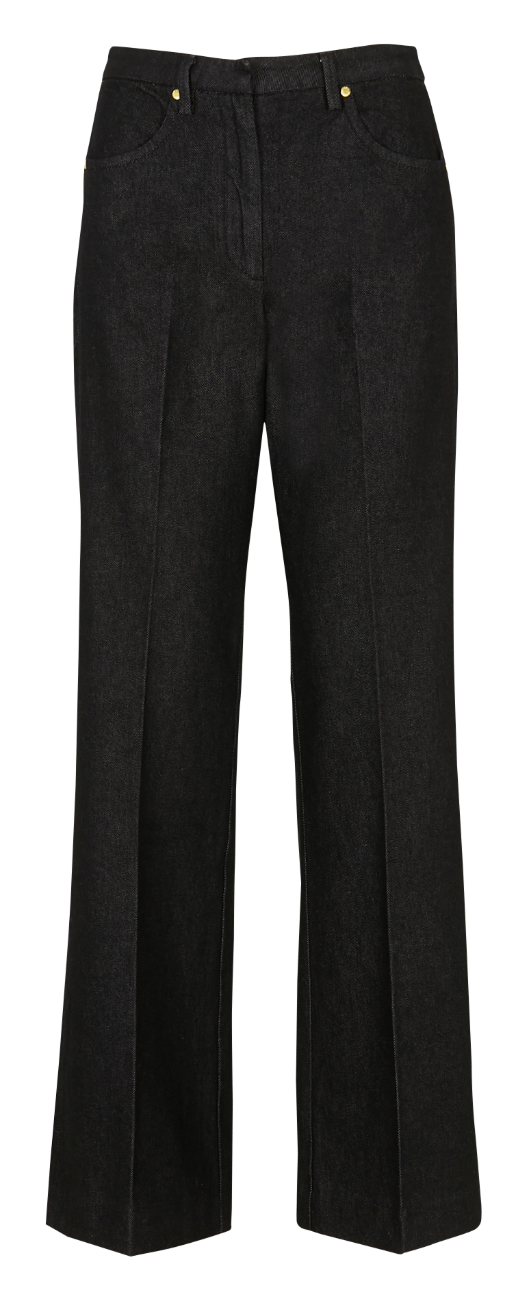 Jean droit en coton TARA JARMON Noir