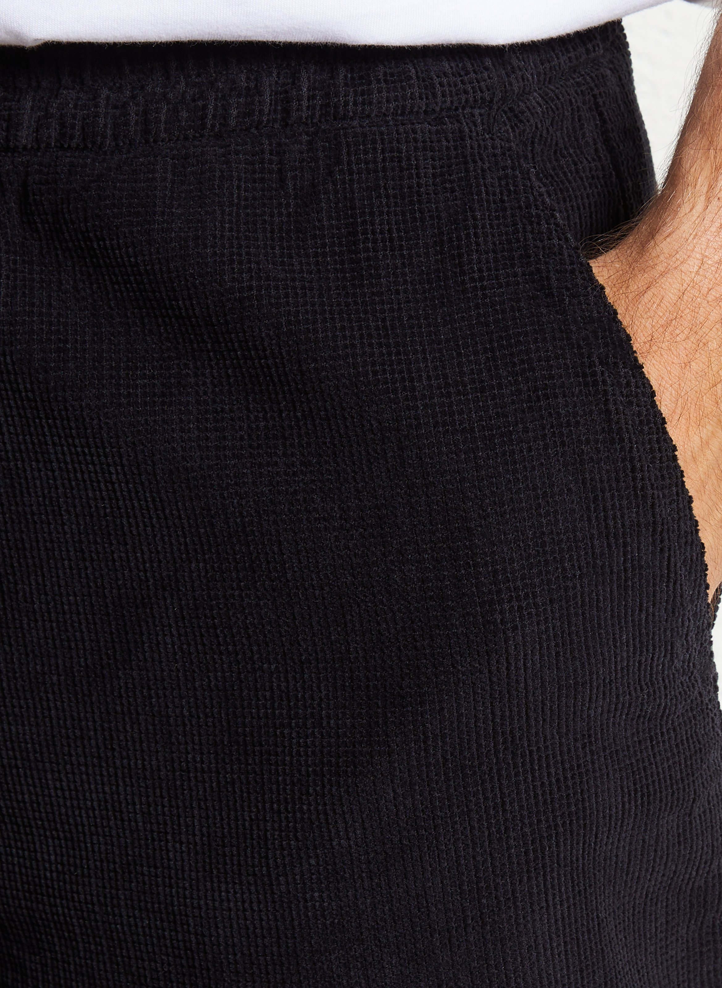 Taillierte Baumwollhose FAGUO Blau