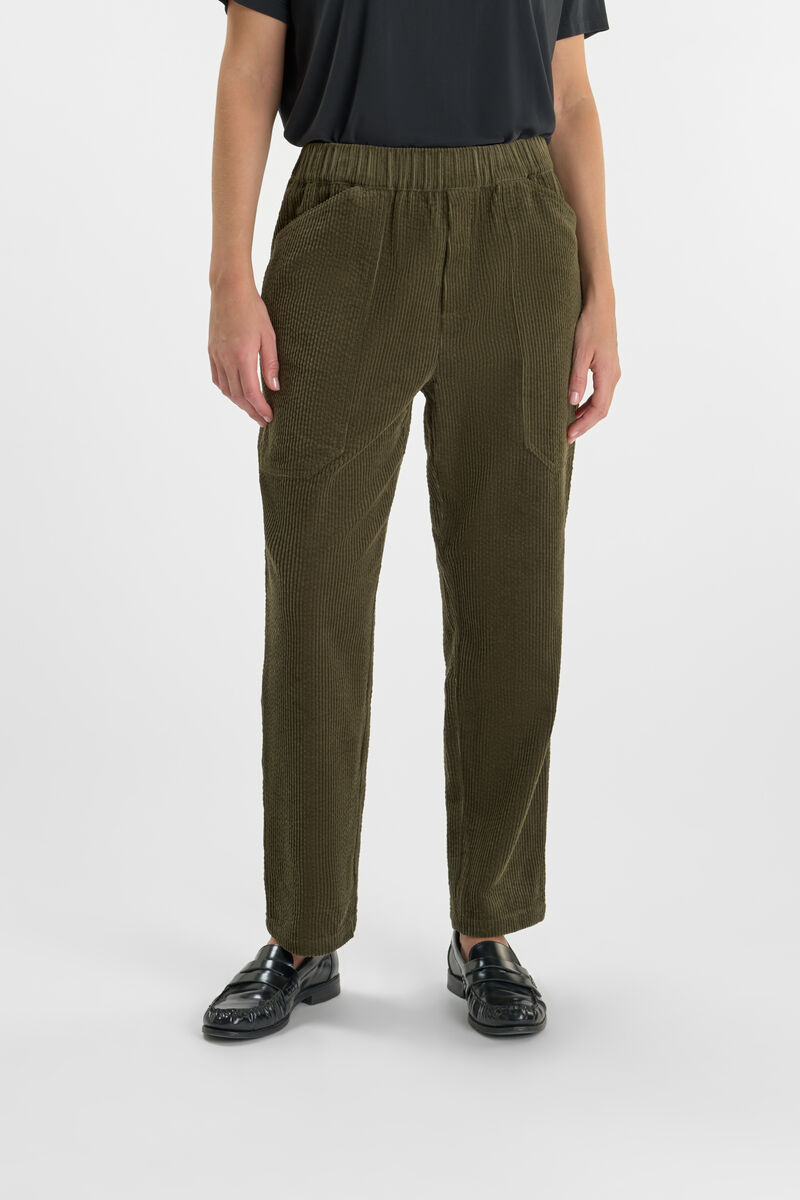Straight pants LE TEMPS DES CERISES Khaki