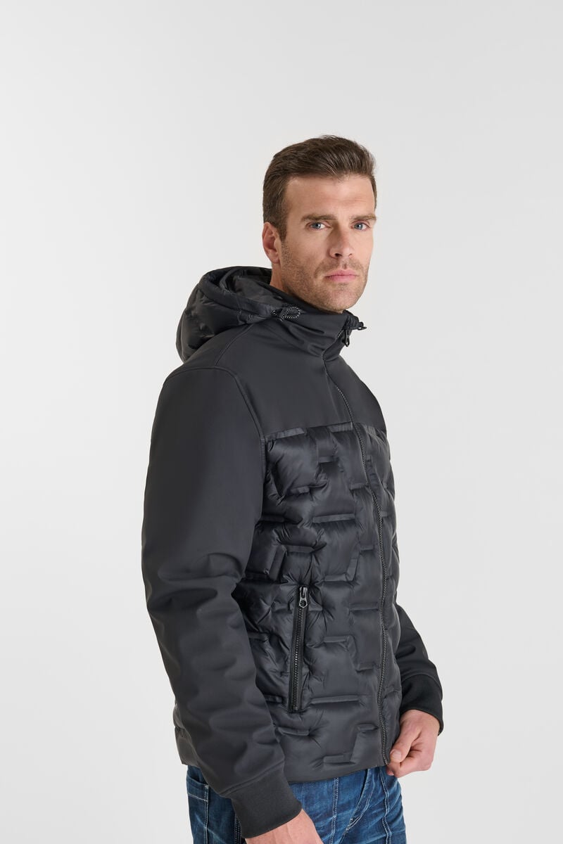 Brookvale Hoody padded jacket LE TEMPS DES CERISES Black