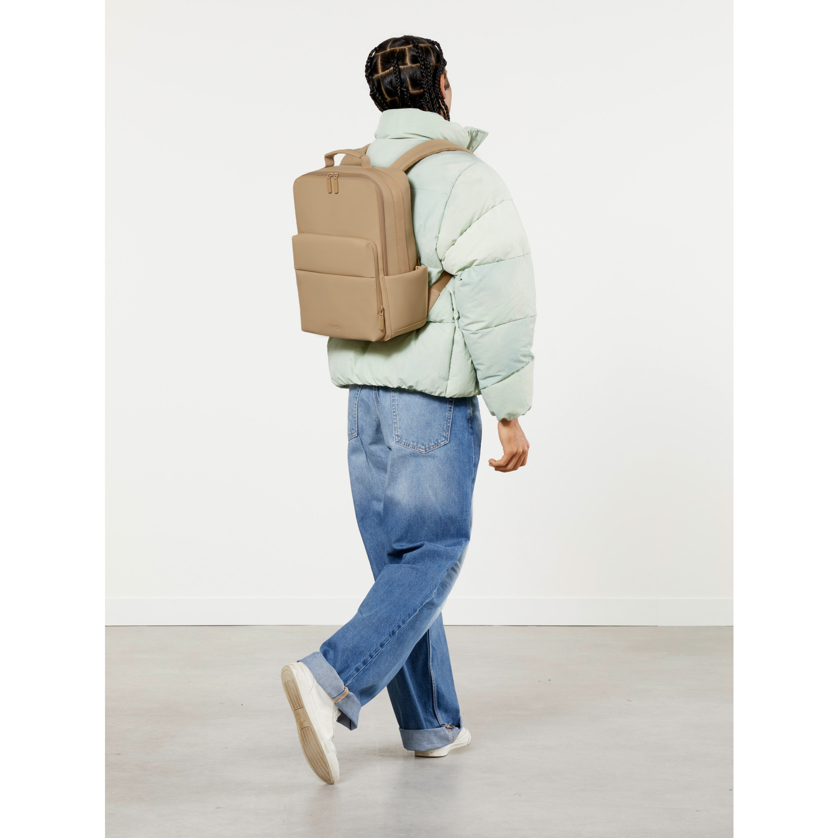Lost in Berlin backpack size S Lifetrotter LIPAULT Beige