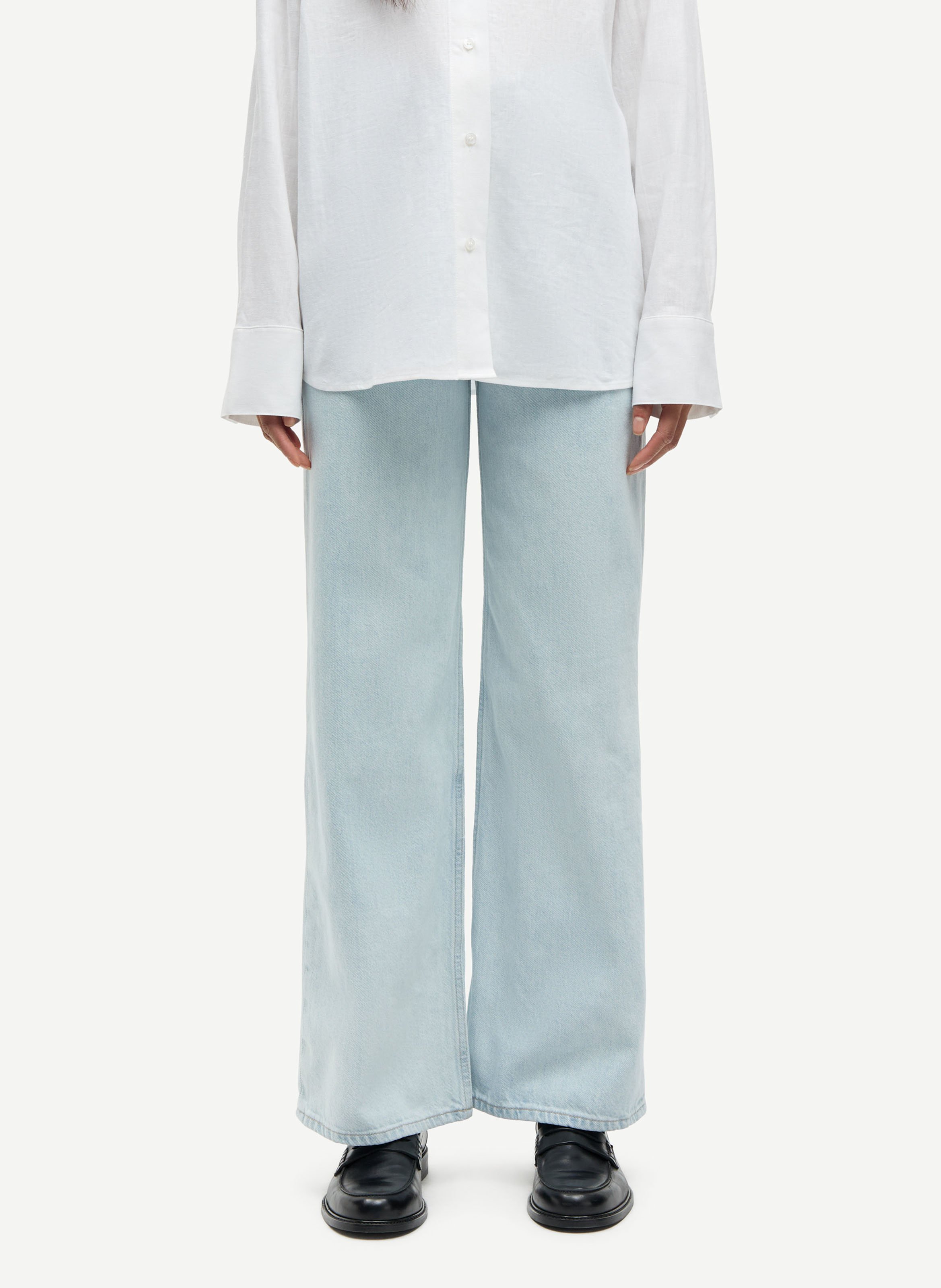 Jean large  SAMSOE SAMSOE Bleu