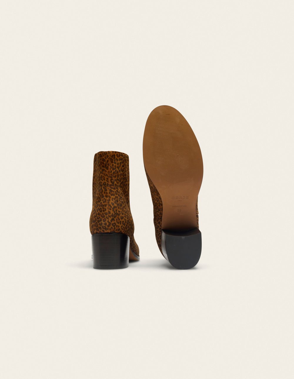 Ankle boots with heel ODAJE EX. M.MOUSTACHE Brown