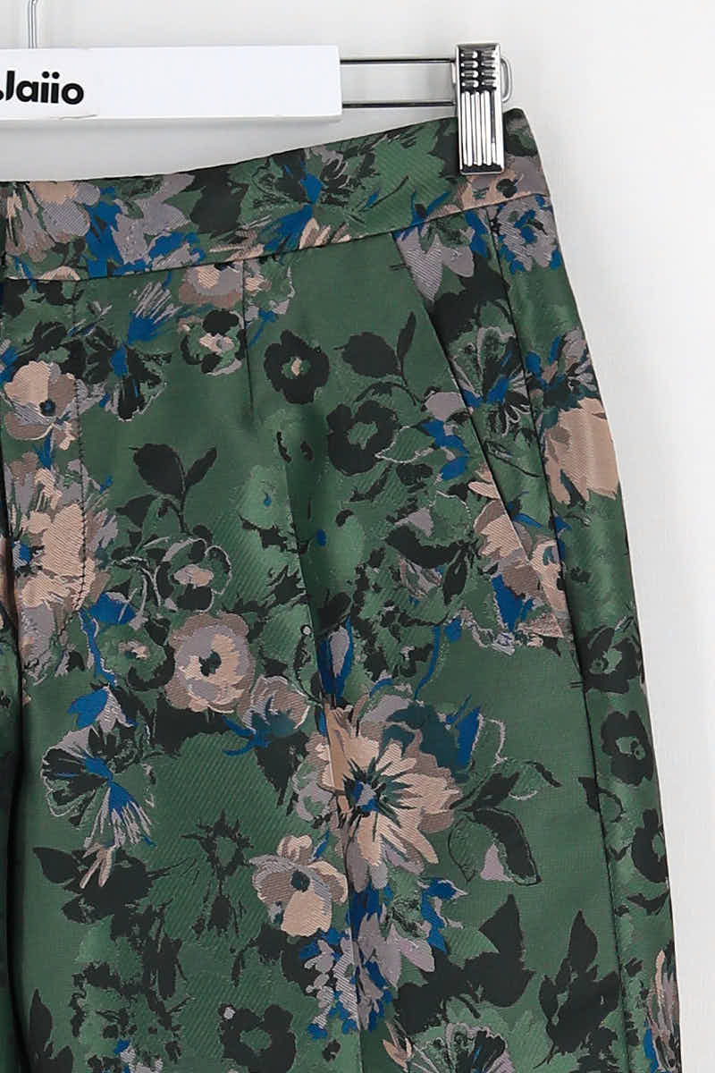 Straight pants CHLOE STORA - SECONDE MAIN Green