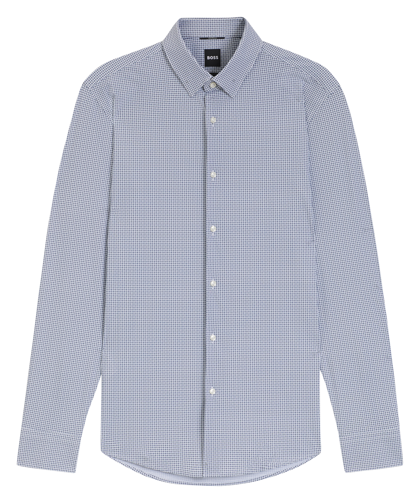 Slim-fit shirt with classic collar BOSS Blue
