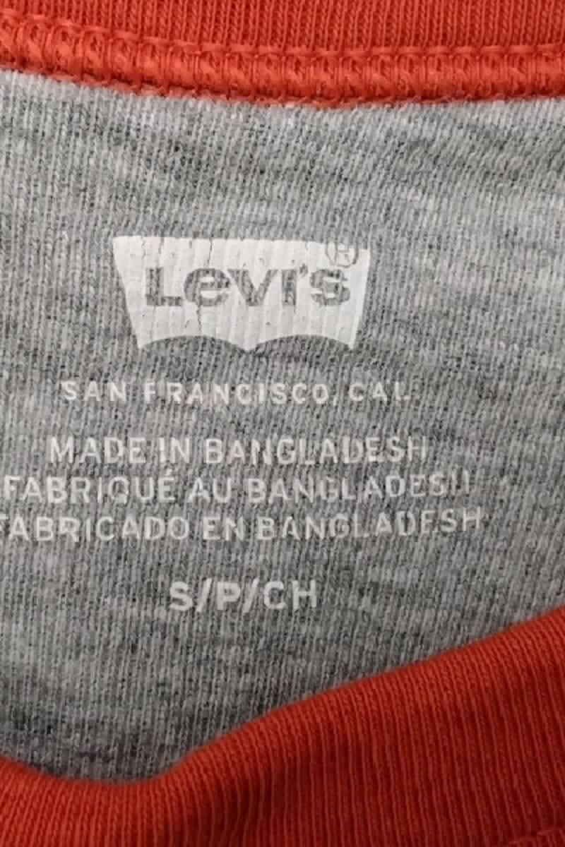 T-shirt LEVI'S - Seconde main Grey