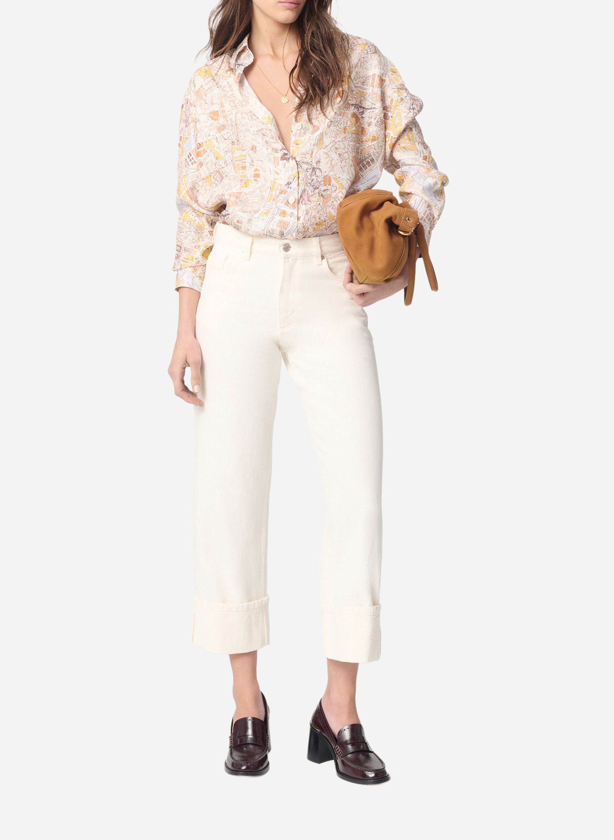 Chemise droite imprimée VANESSA BRUNO Multicolore