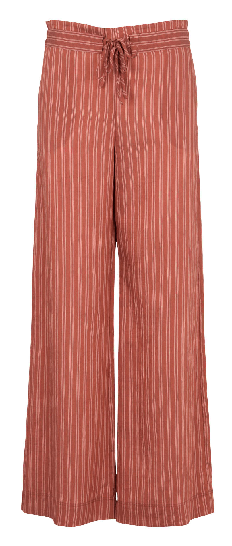 Gerade geschnittene, fließende Streifenhose DES PETITS HAUTS Rosa