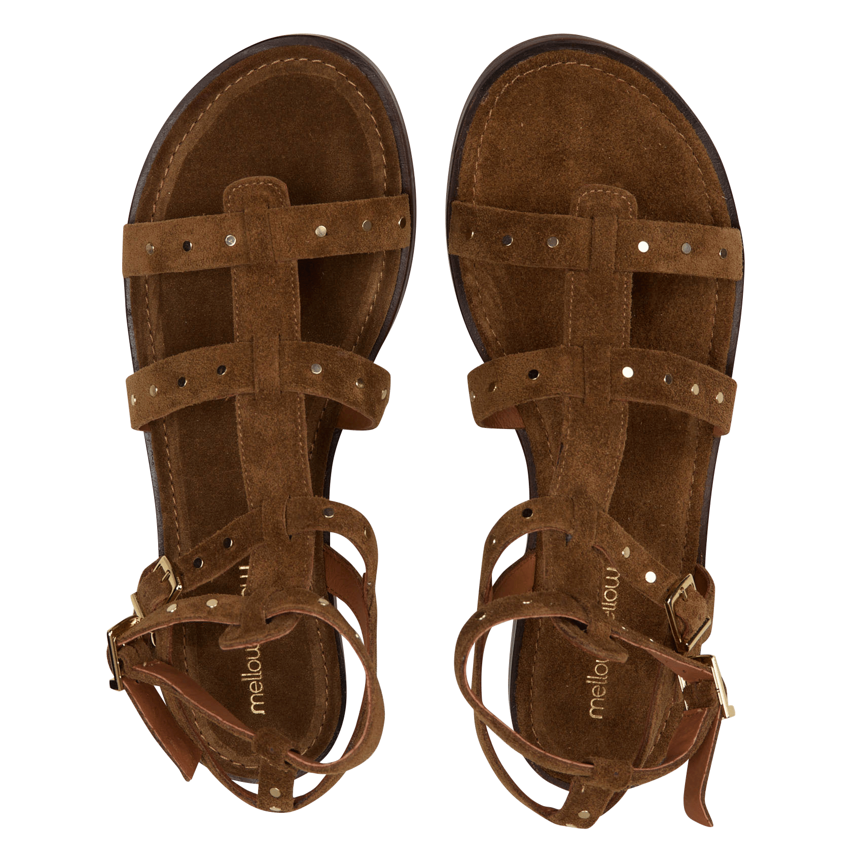 Leren sandalen MELLOW YELLOW Bruin