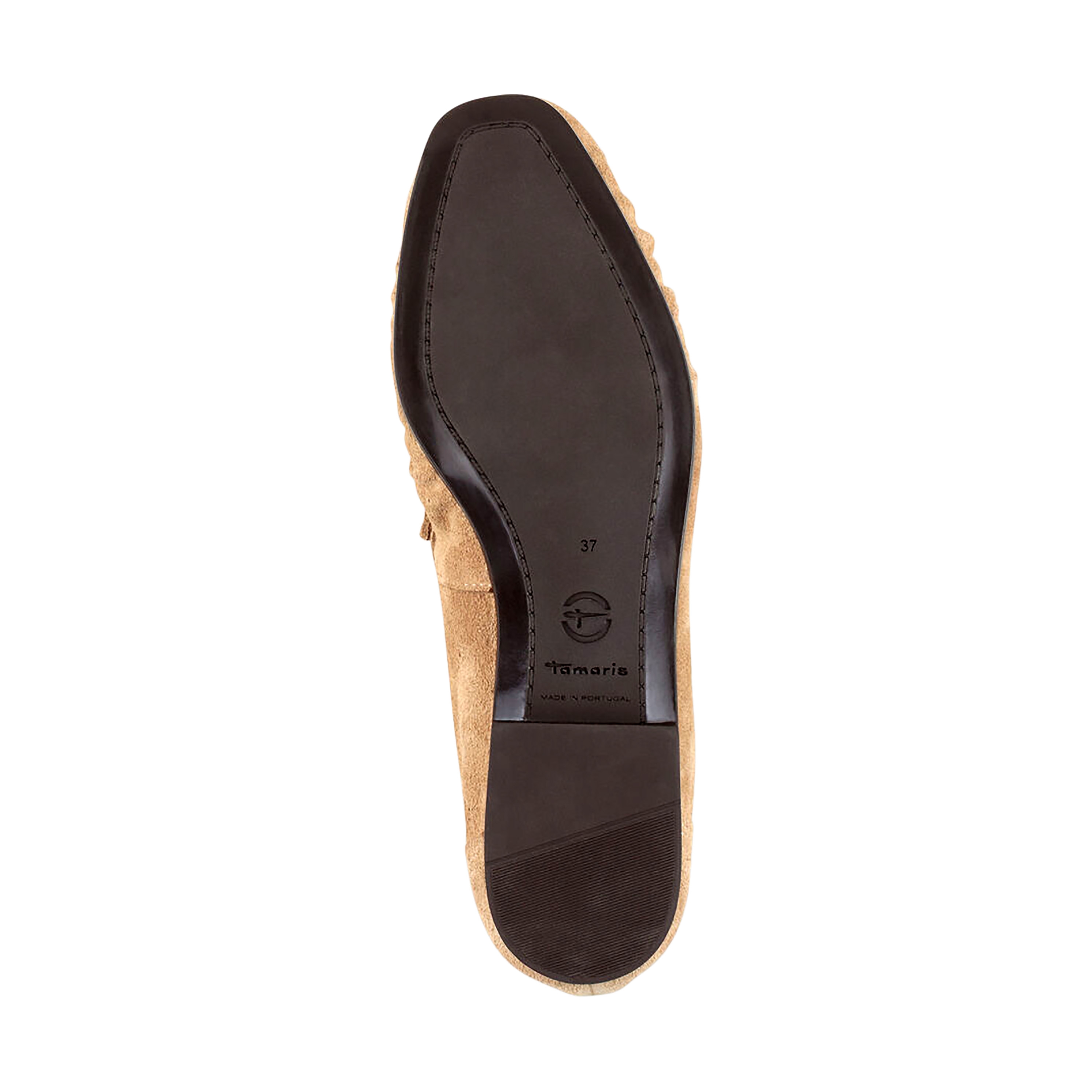 Leather moccasins | Brown TAMARIS Women