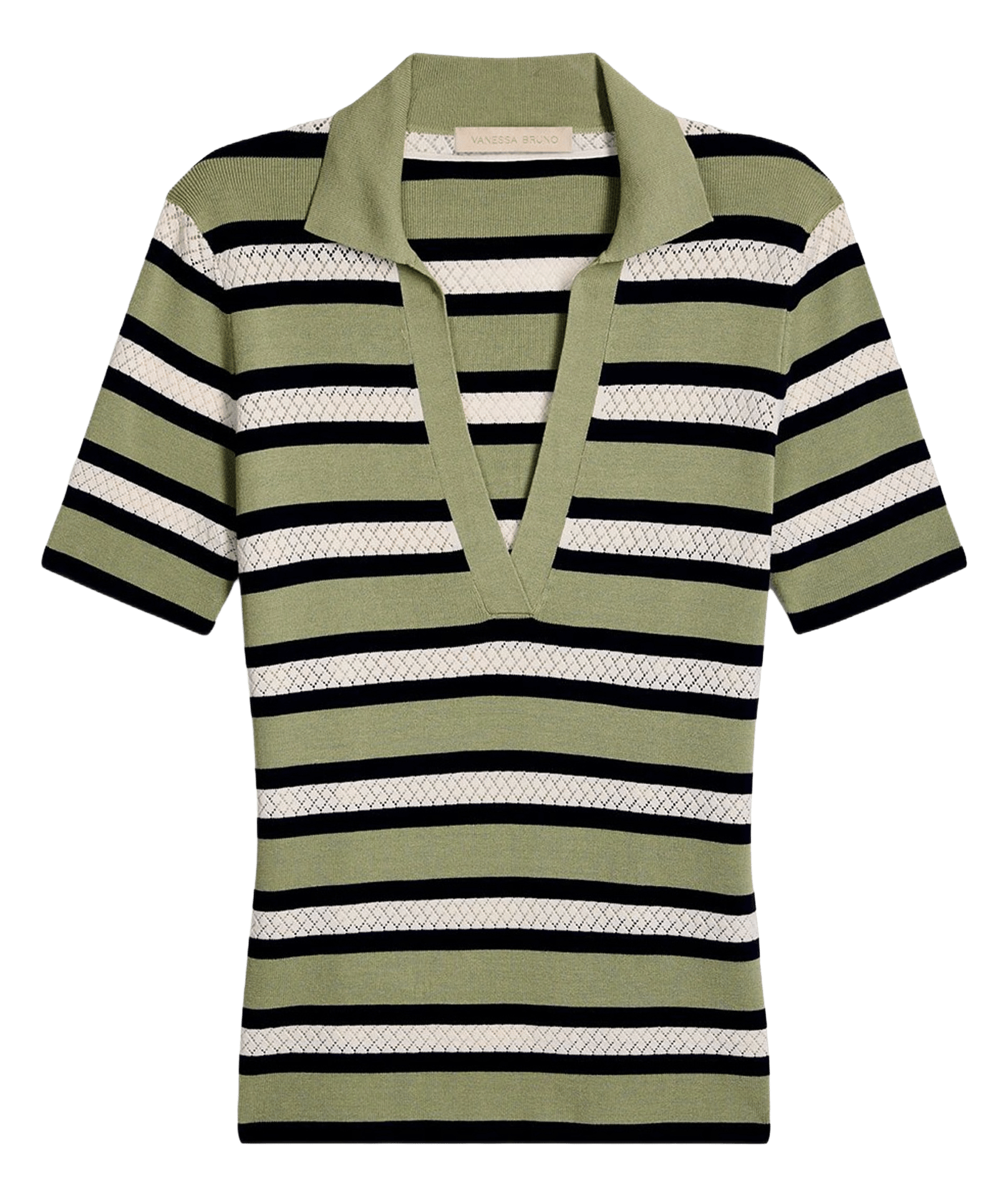 Anliegendes Polo-Shirt VANESSA BRUNO Mehrfarbig