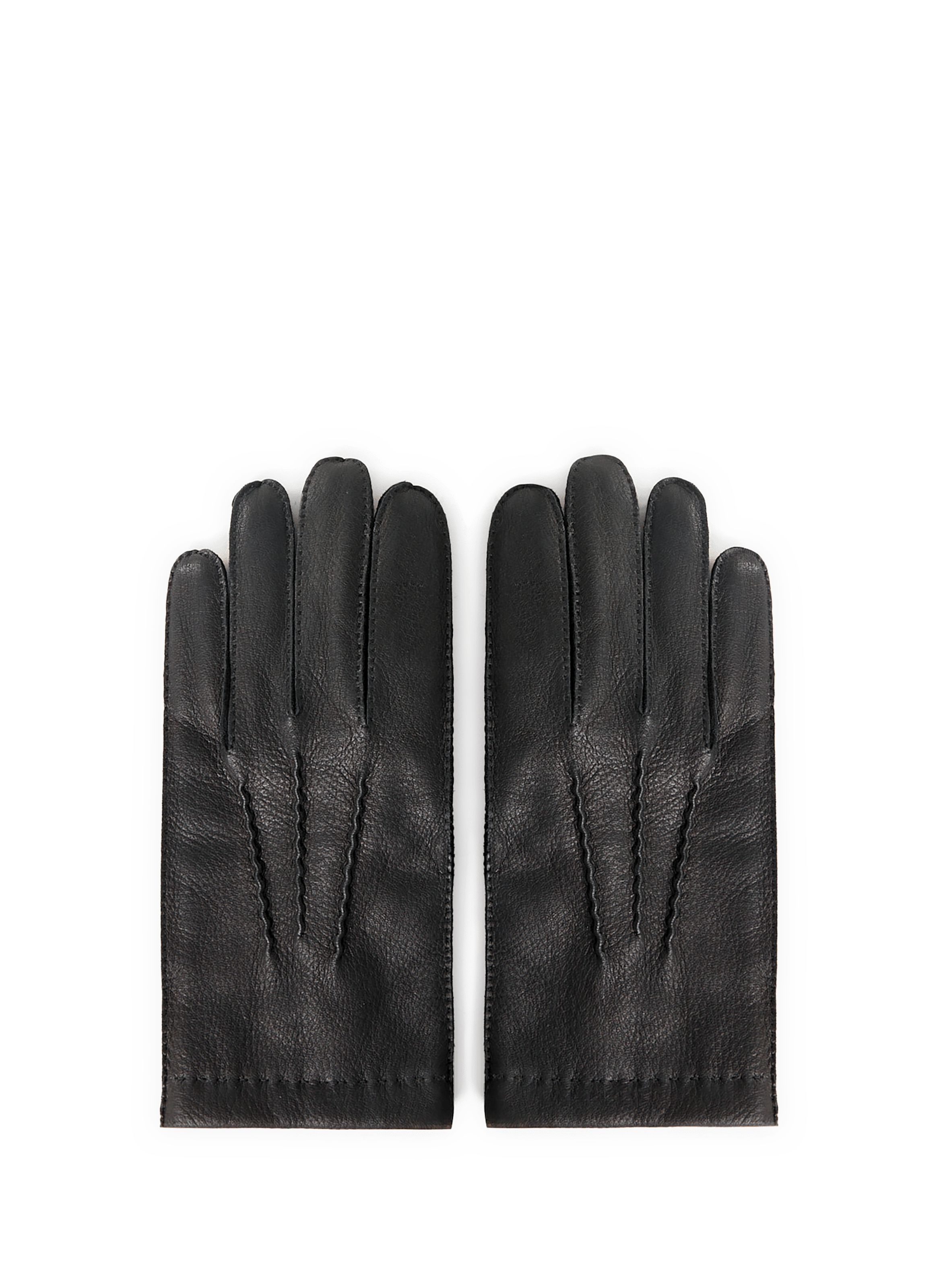 Leather gloves SAISON 1865 Black