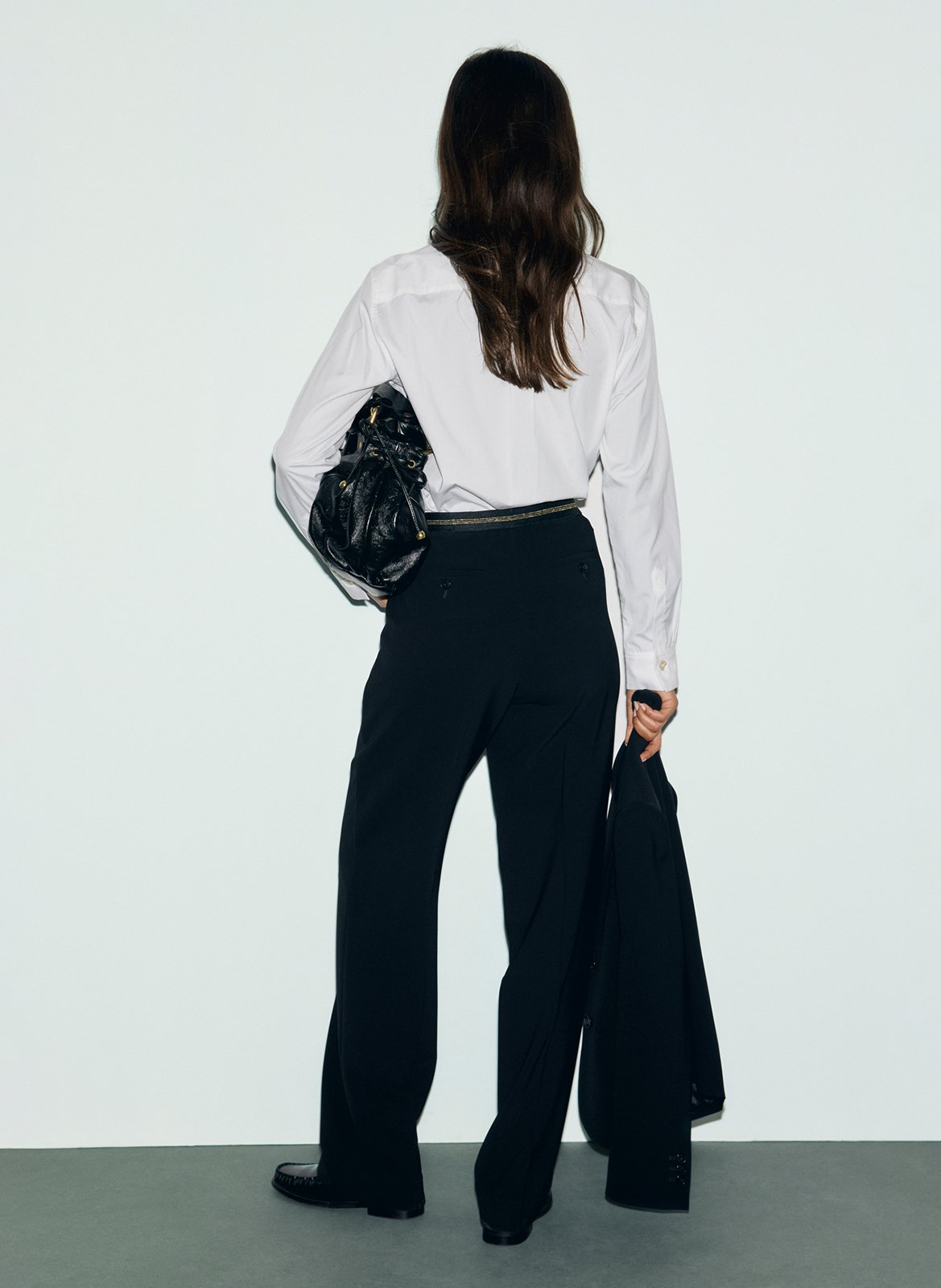 Gerade geschnittene Bundfaltenhose GERARD DAREL Schwarz