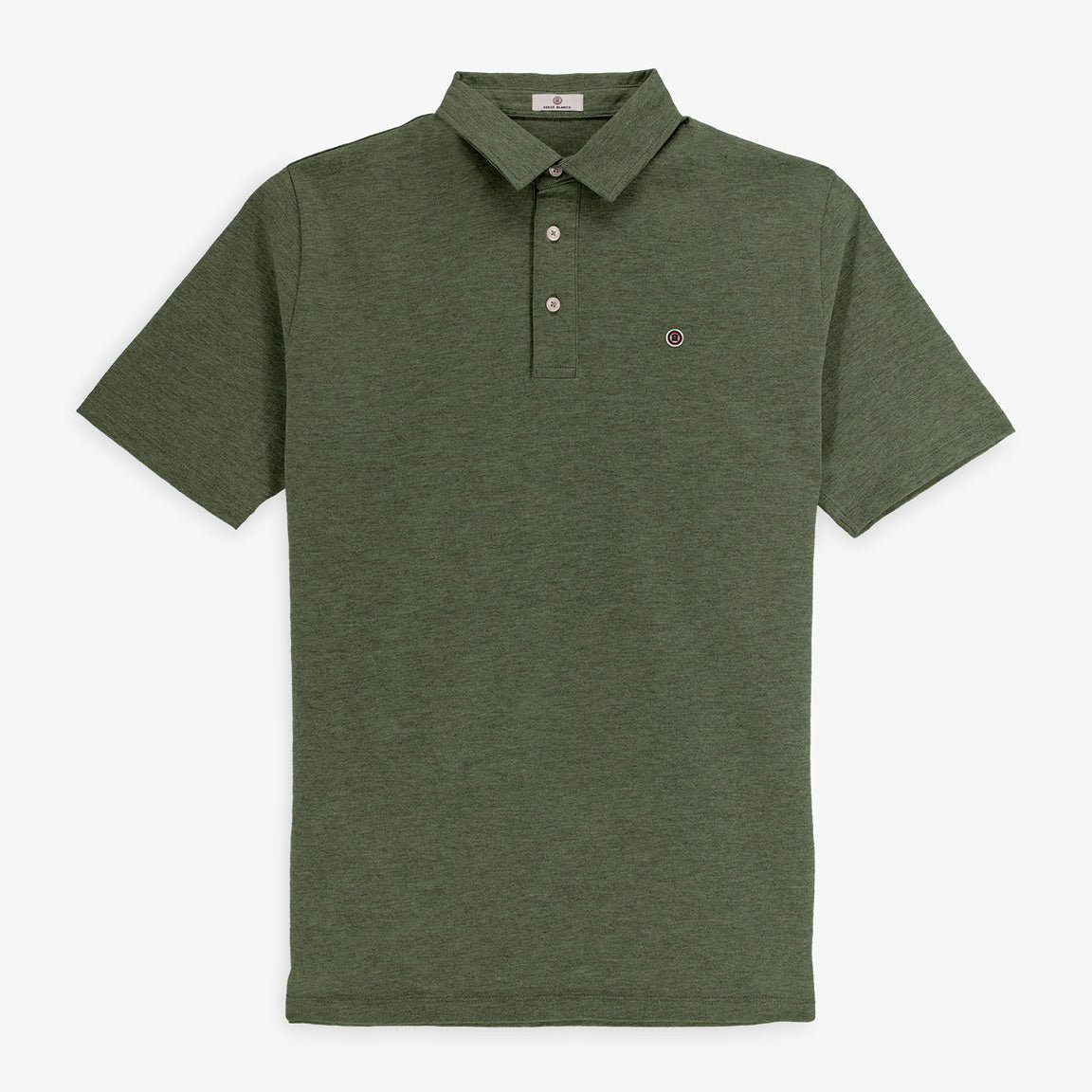 Short-sleeved polo shirt in cotton jersey SERGE BLANCO Green