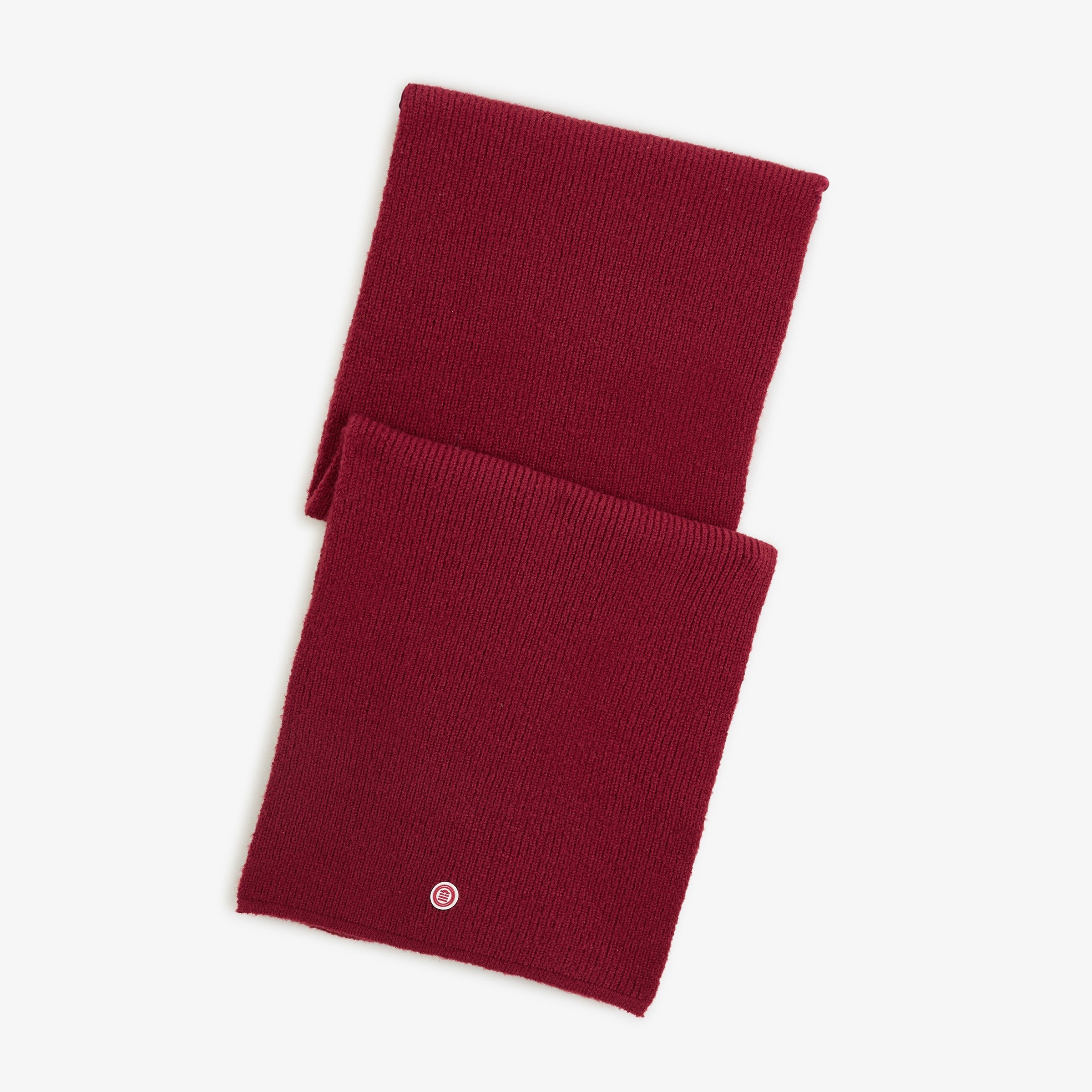 Rib-knit scarf SERGE BLANCO Red