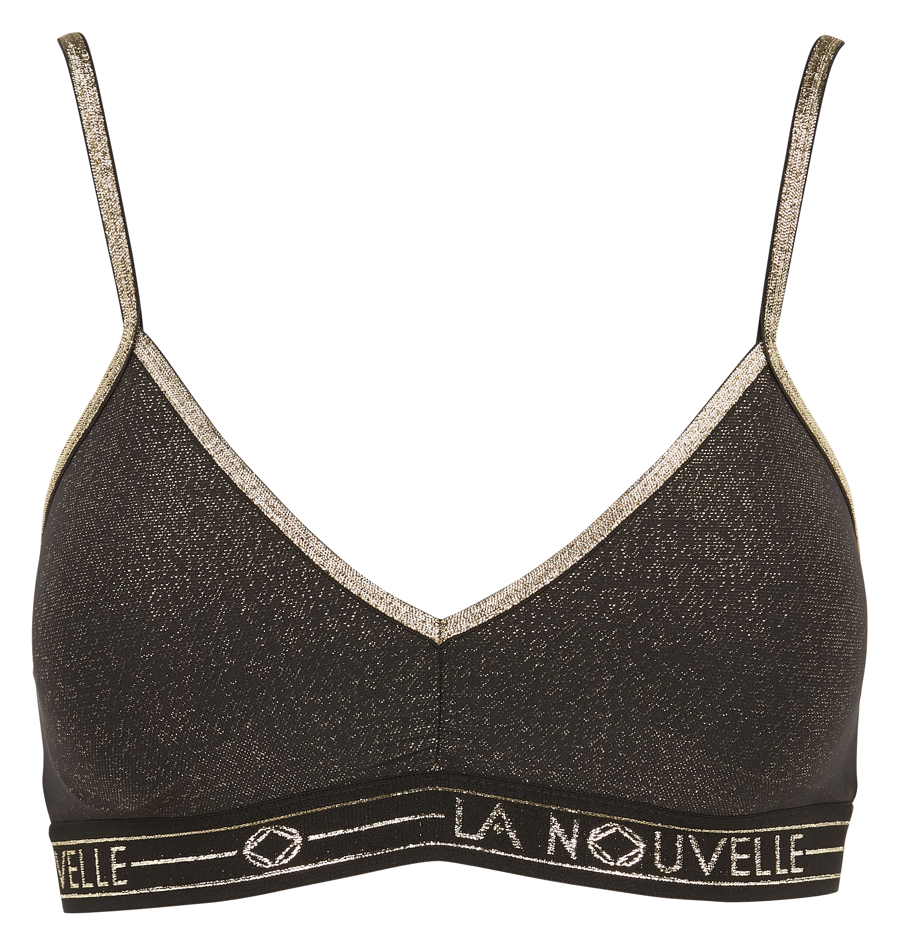 Brassière triangle avec coques LA NOUVELLE Noir