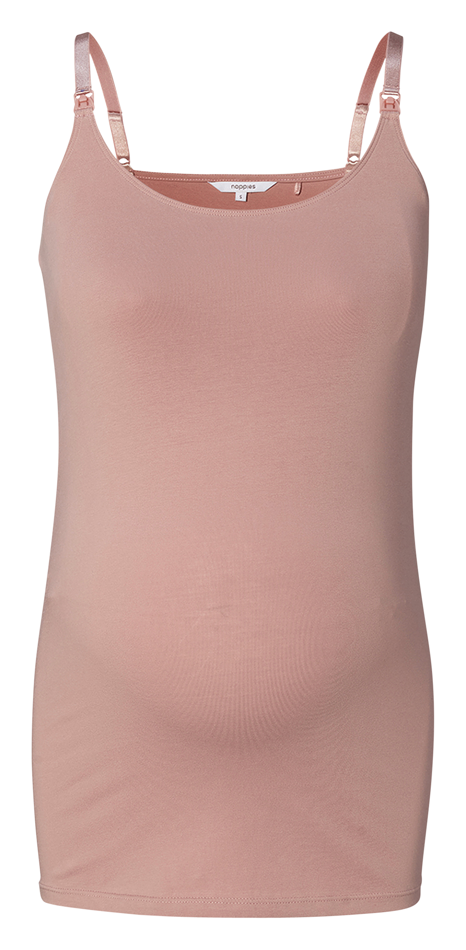 Stretch organic cotton nursing tank top NOPPIES Beige