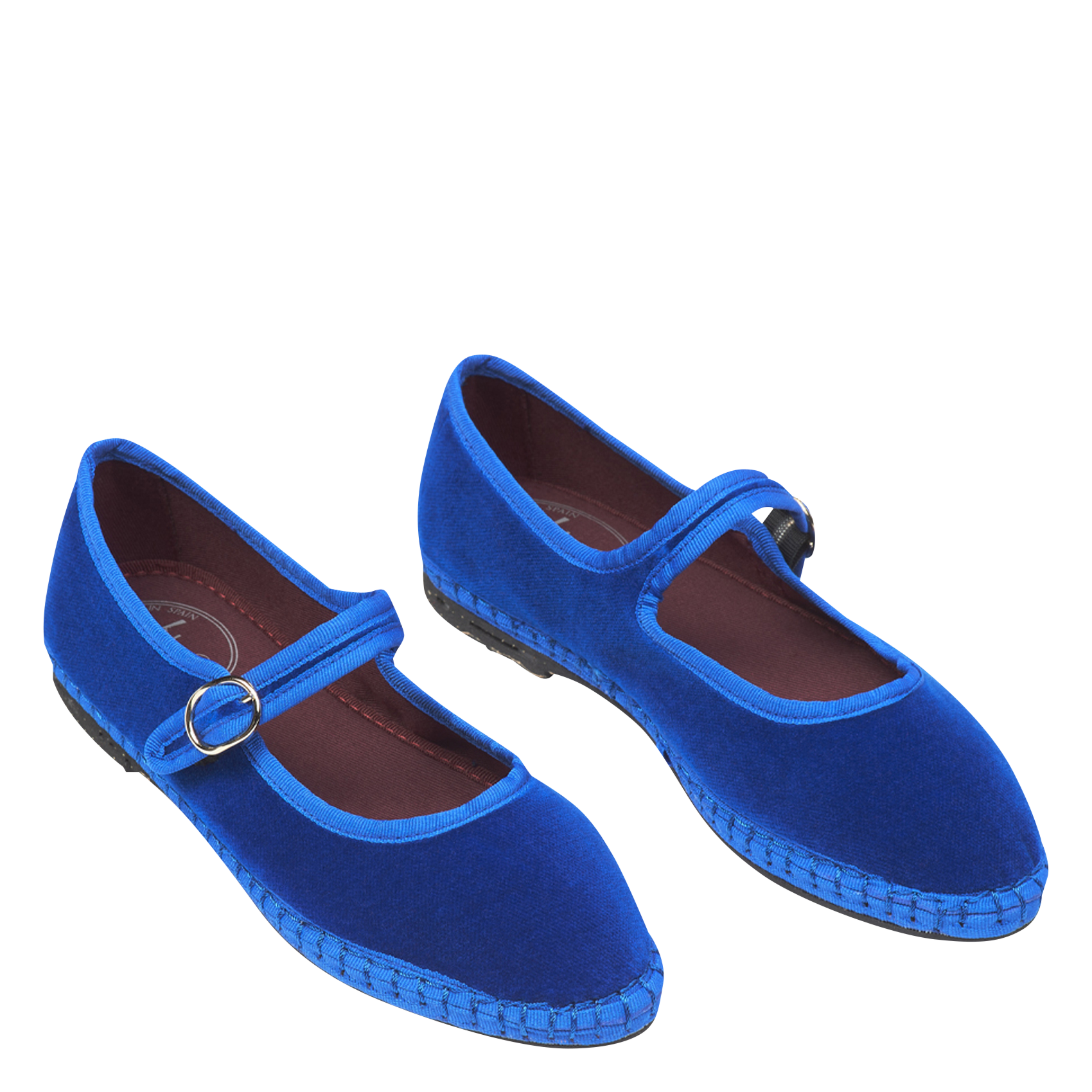 Espadrilles en velours FLABELUS Bleu