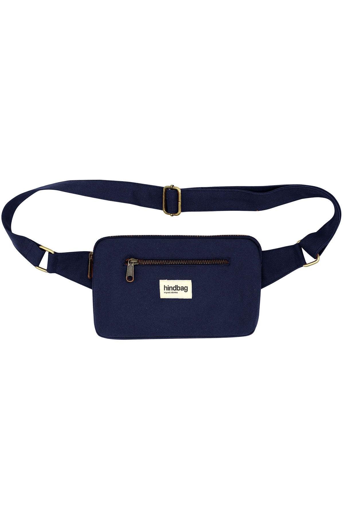 Cotton waist bag HARRY Navy blue