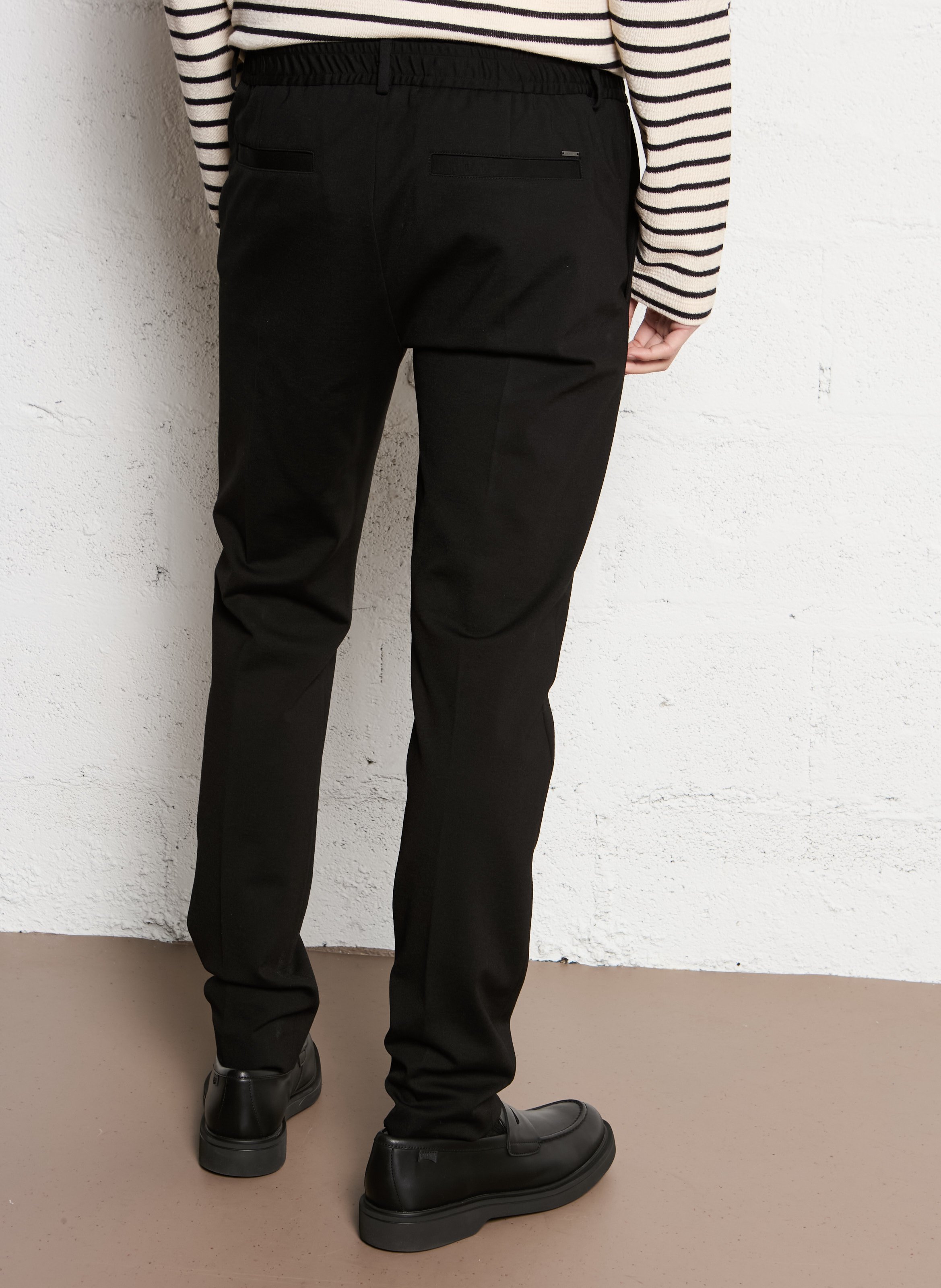 Slim fit broek IKKS Zwart