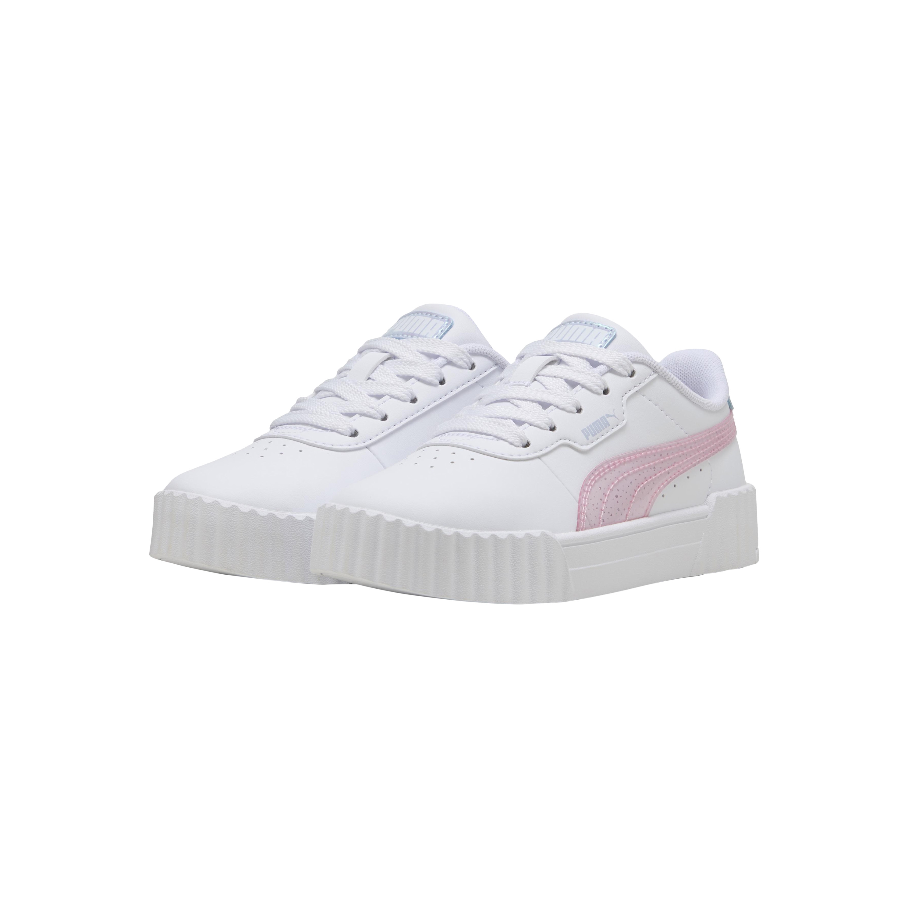 Junior lace-up sneakers Carina 3.0 blurry dreams jr PUMA White