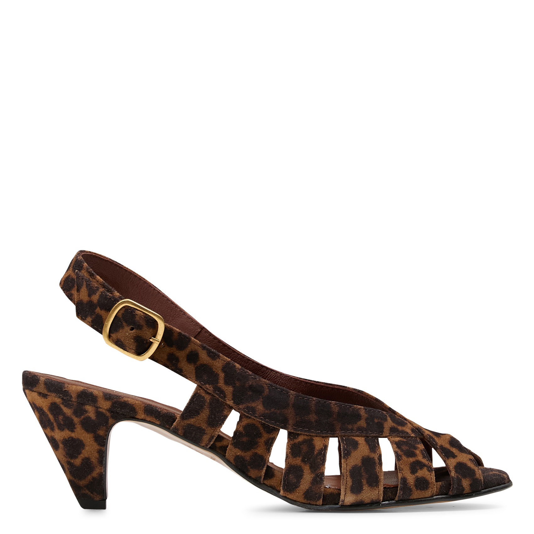 Sandales haute en cuir ANONYMOUS COPENHAGEN Marron