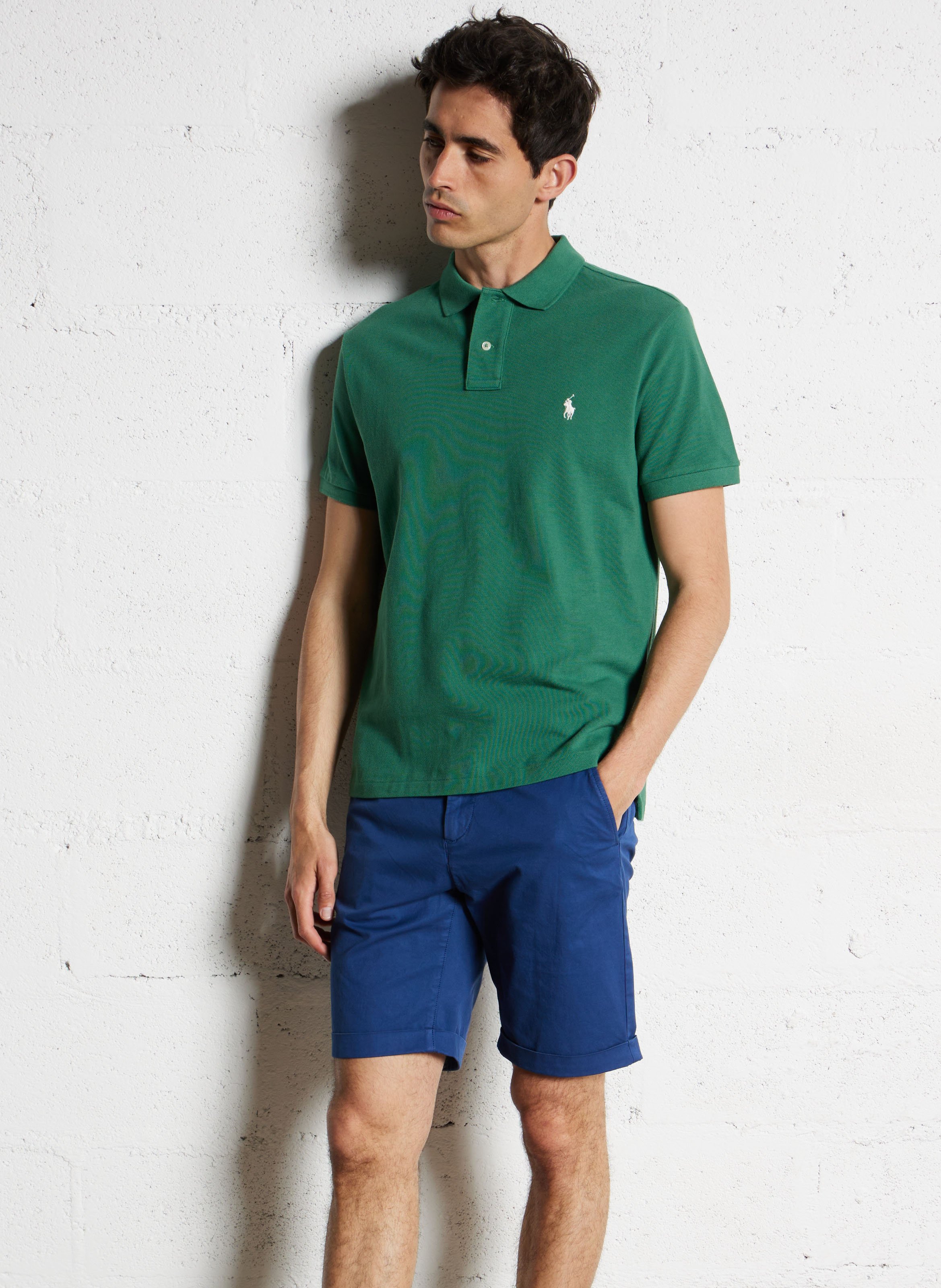 Slim-fit polo van piquékatoen POLO RALPH LAUREN Groen