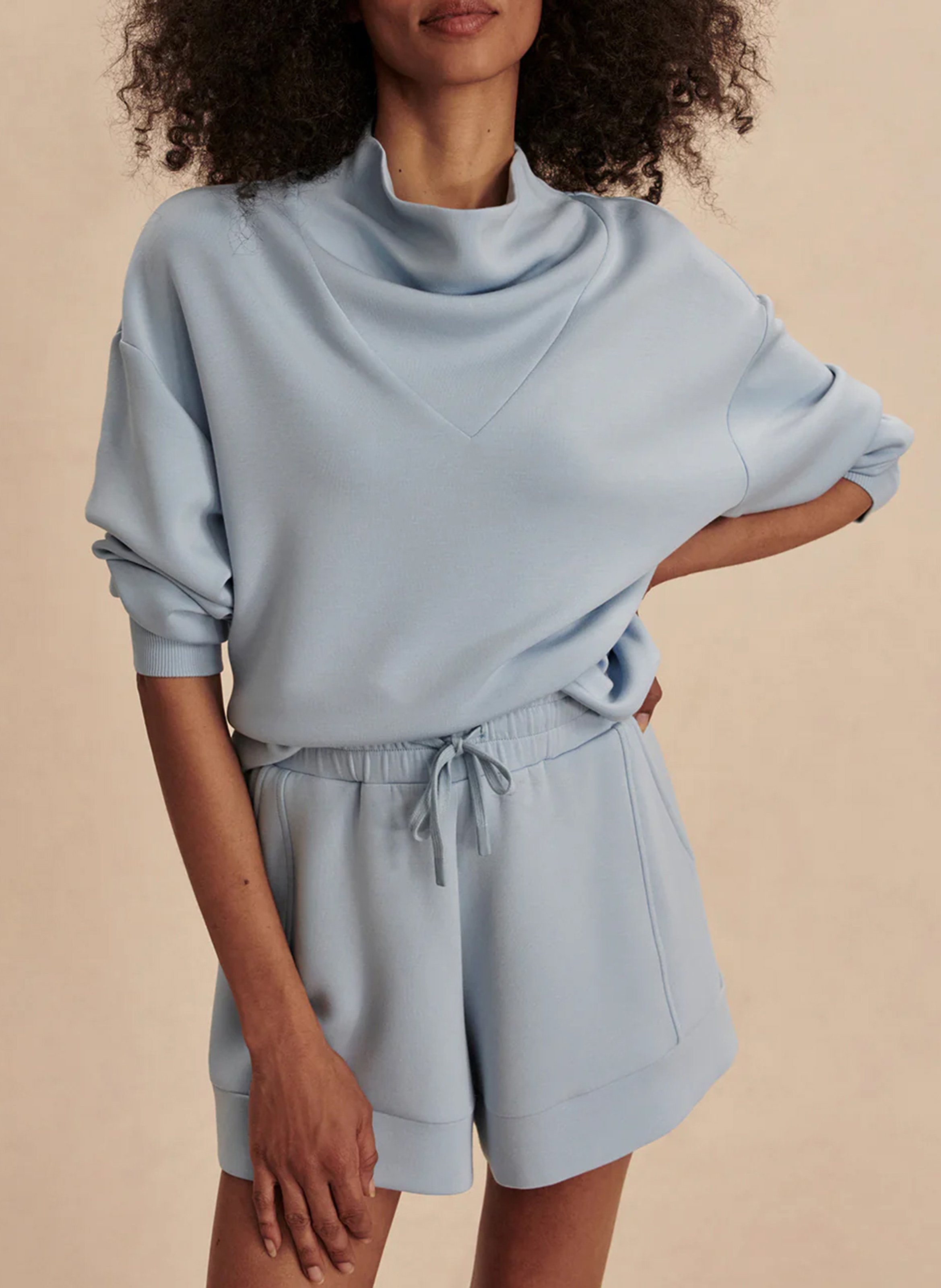 Elastische casual shorts VARLEY Blauw