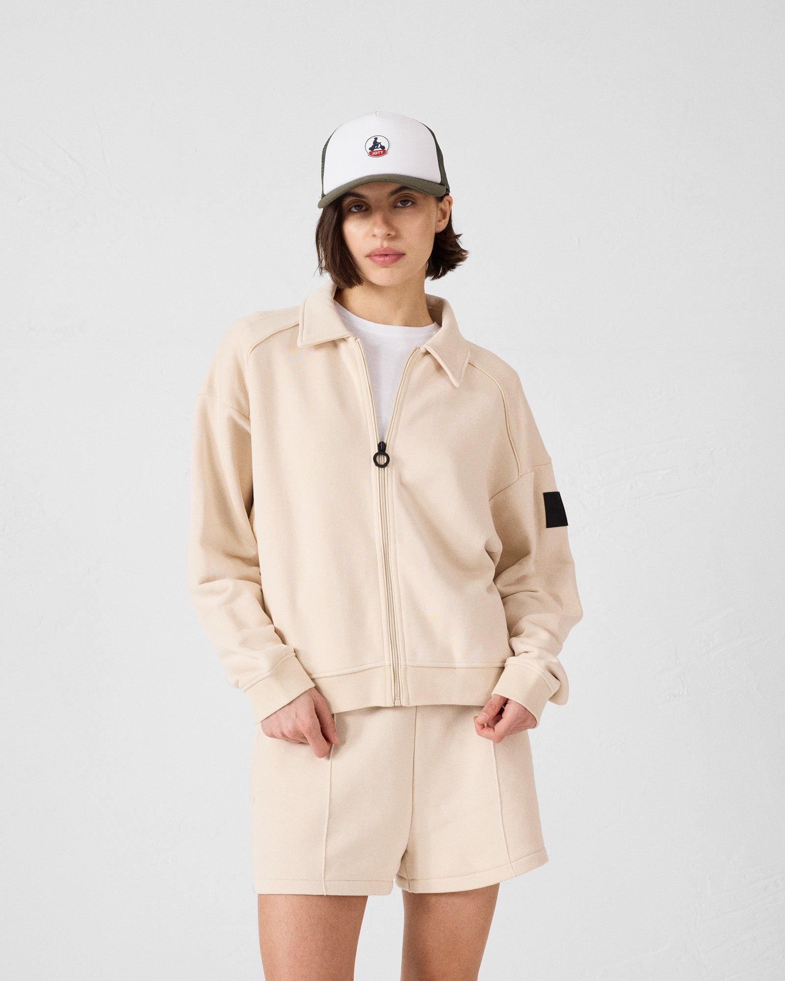 Shirt collar jacket Anneso JOTT White