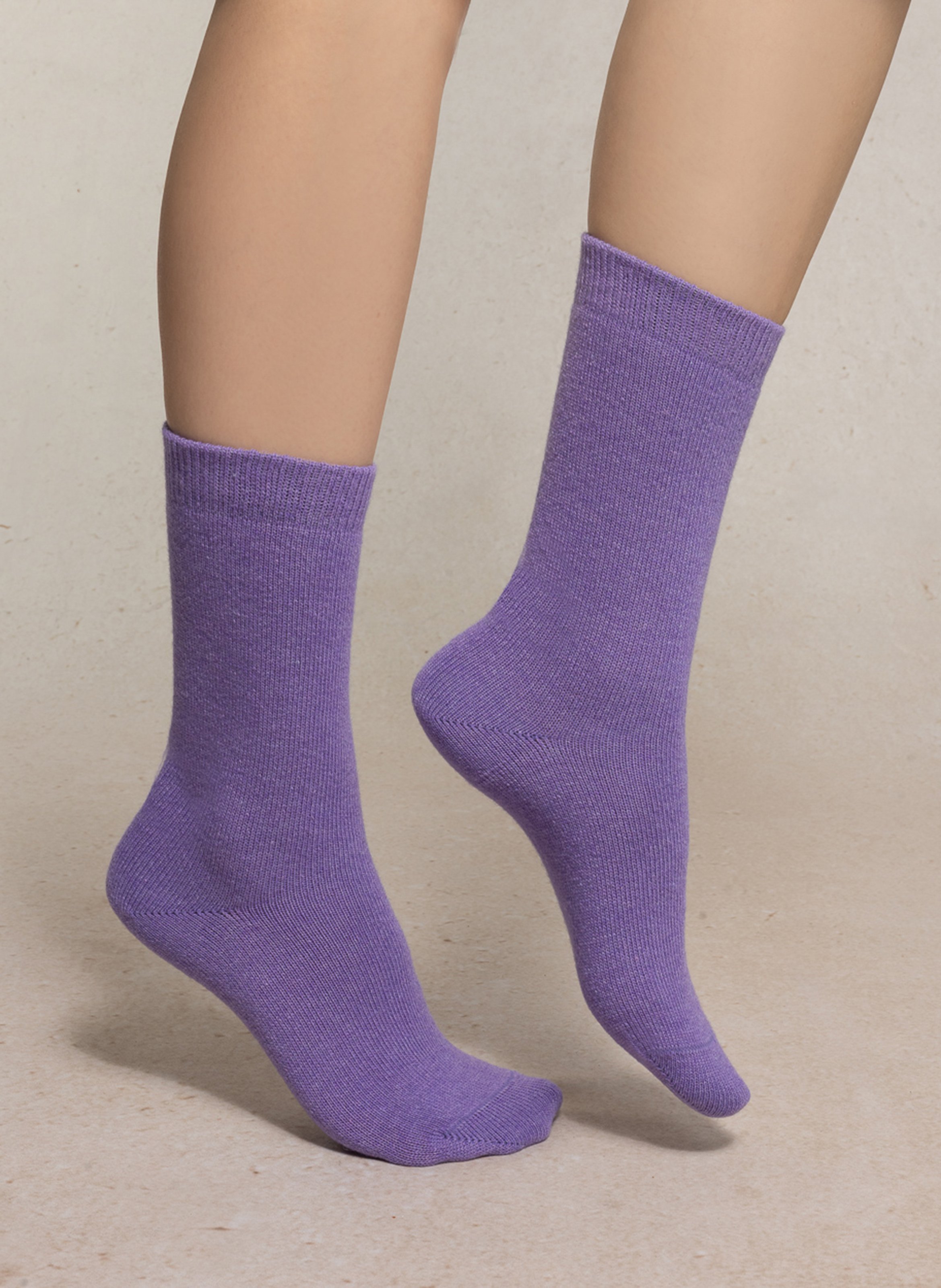 Chaussettes en laine mélangée BLEUFORET Rose