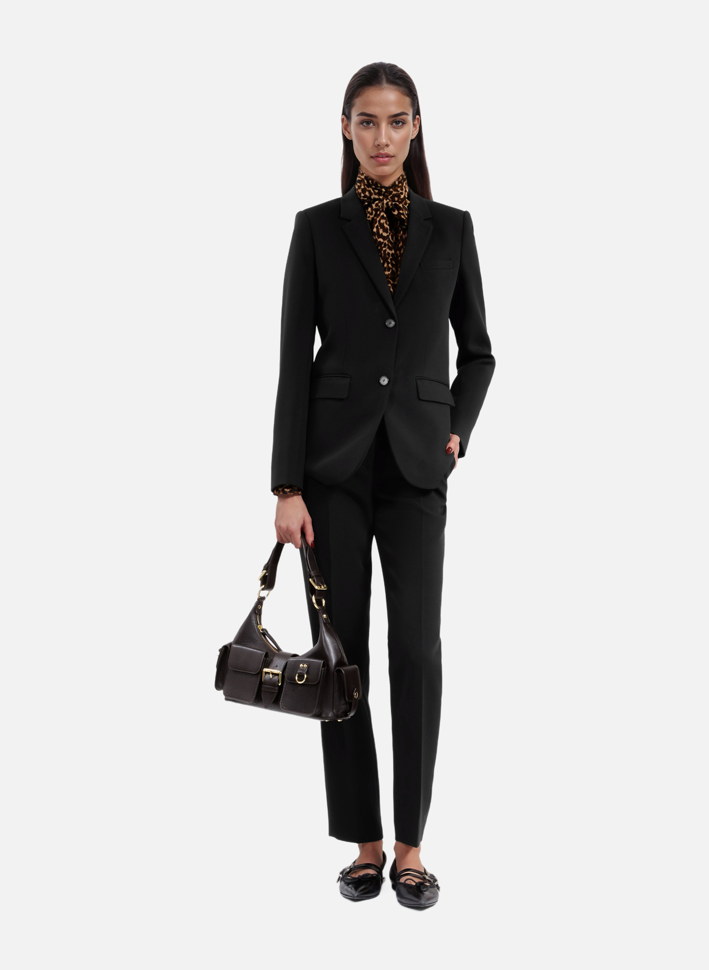 Structured crepe suit jacket THE KOOPLES Black