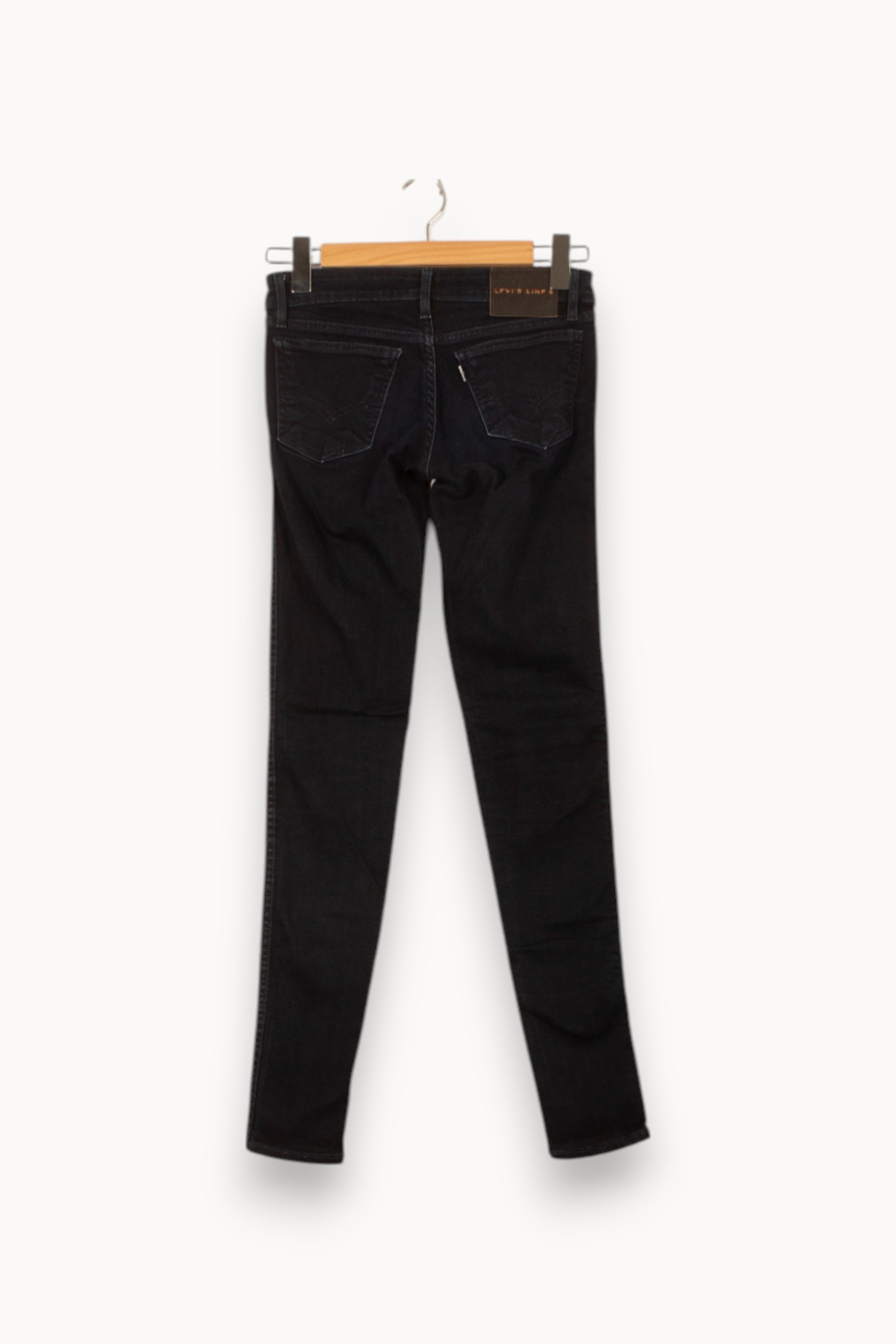 Cropped slim jeans with studs LEVI'S - Seconde main Blue