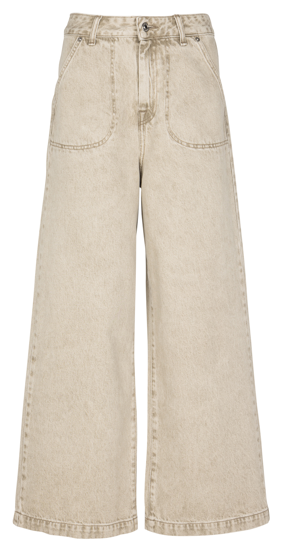 Gekleurde straight-fit jeans met 5 zakken BELLEROSE Beige