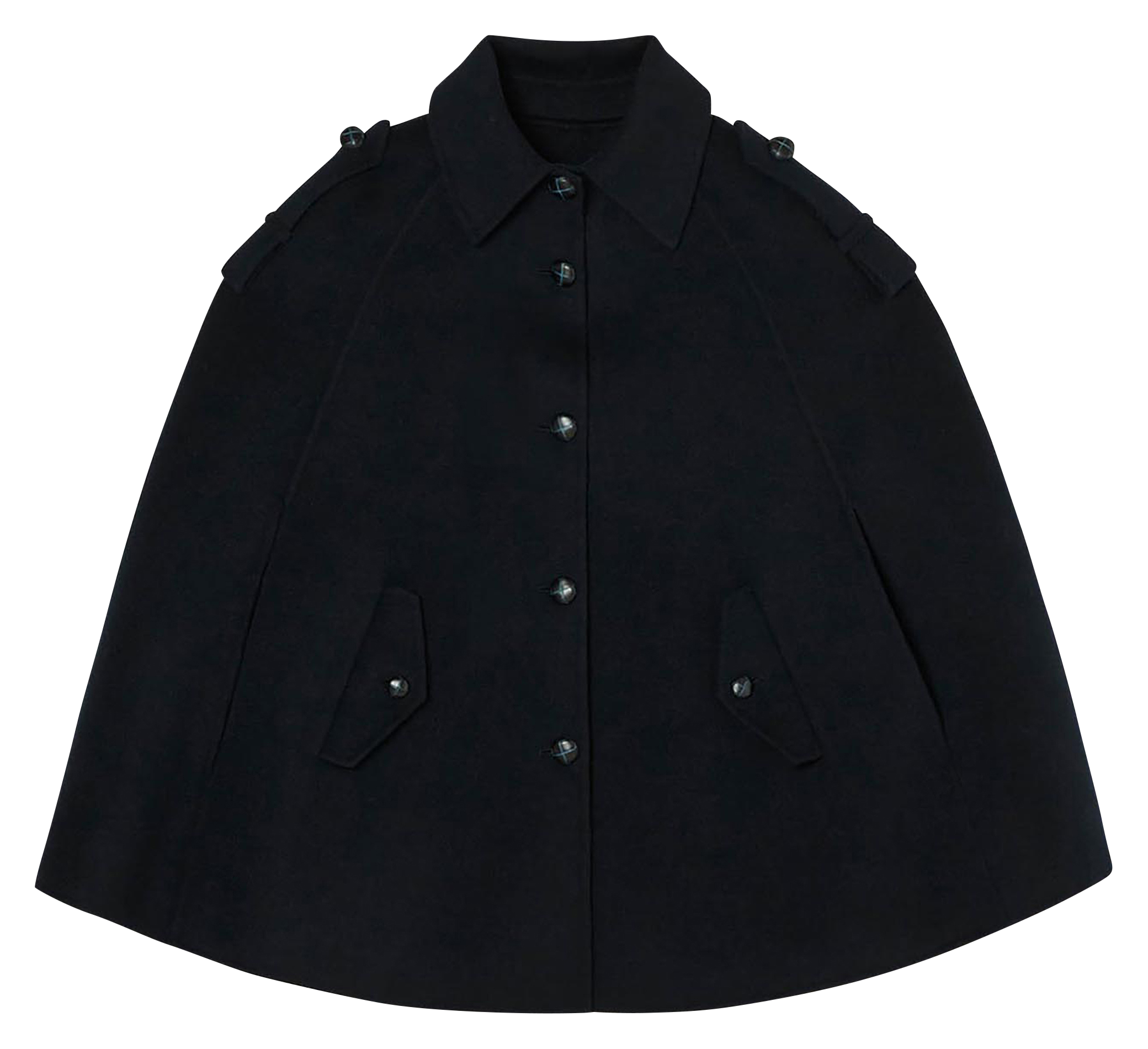 Classic-collar wool-mix coat TARA JARMON Blue