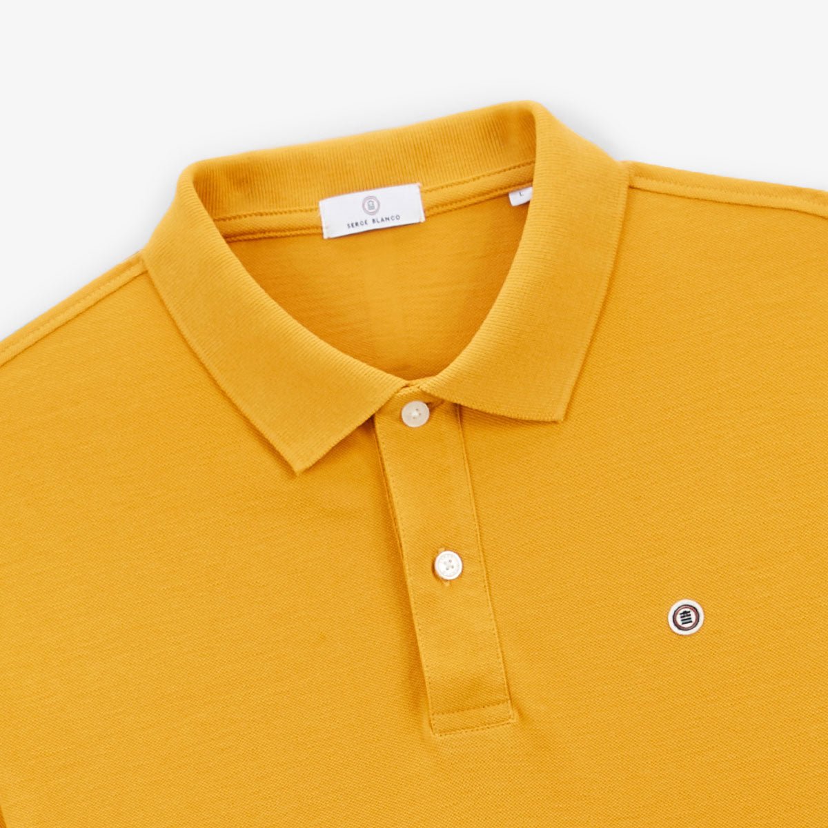 Piqué polo shirt SERGE BLANCO Yellow