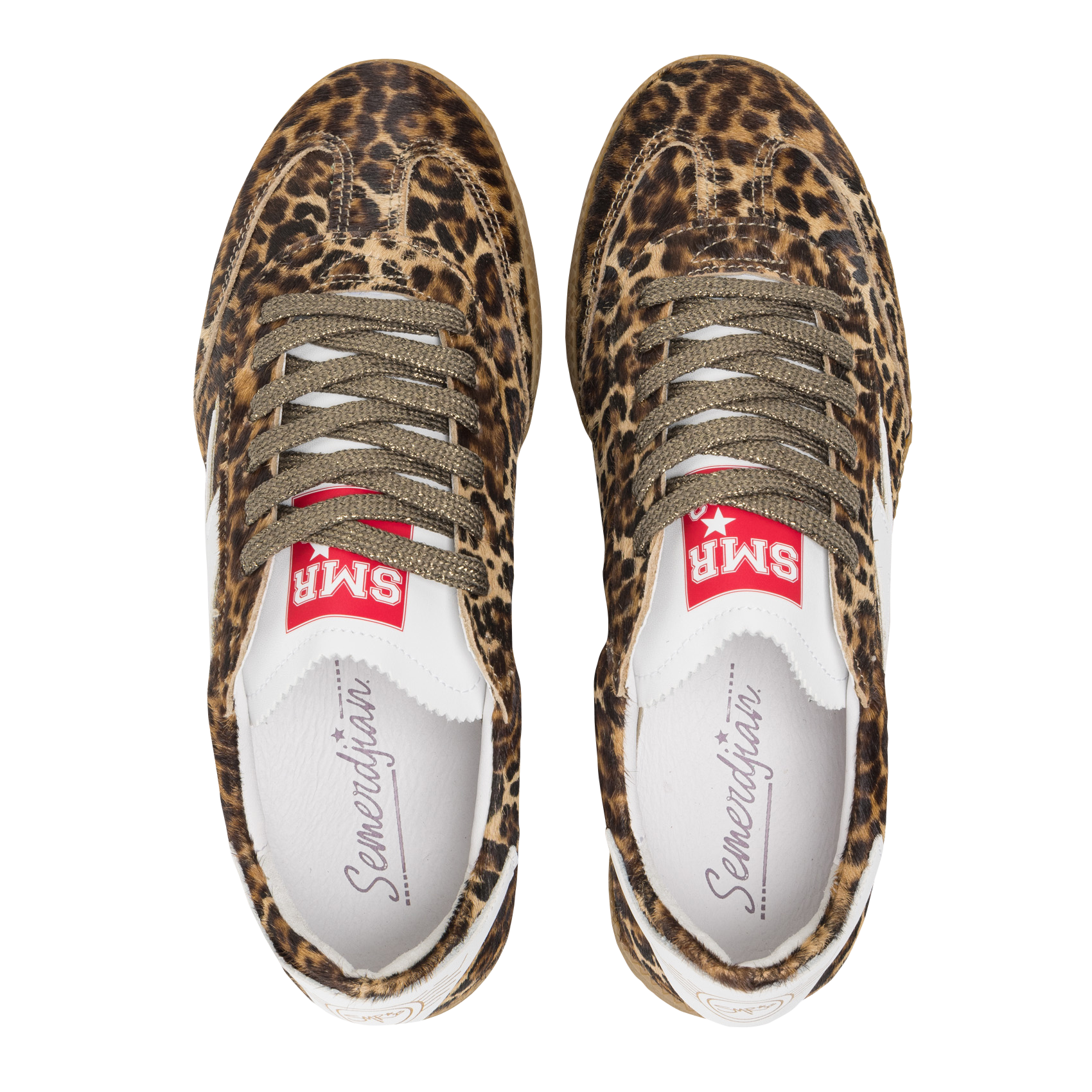 Baskets basses en cuir mélangé SEMERDJIAN - SMR Multicolore