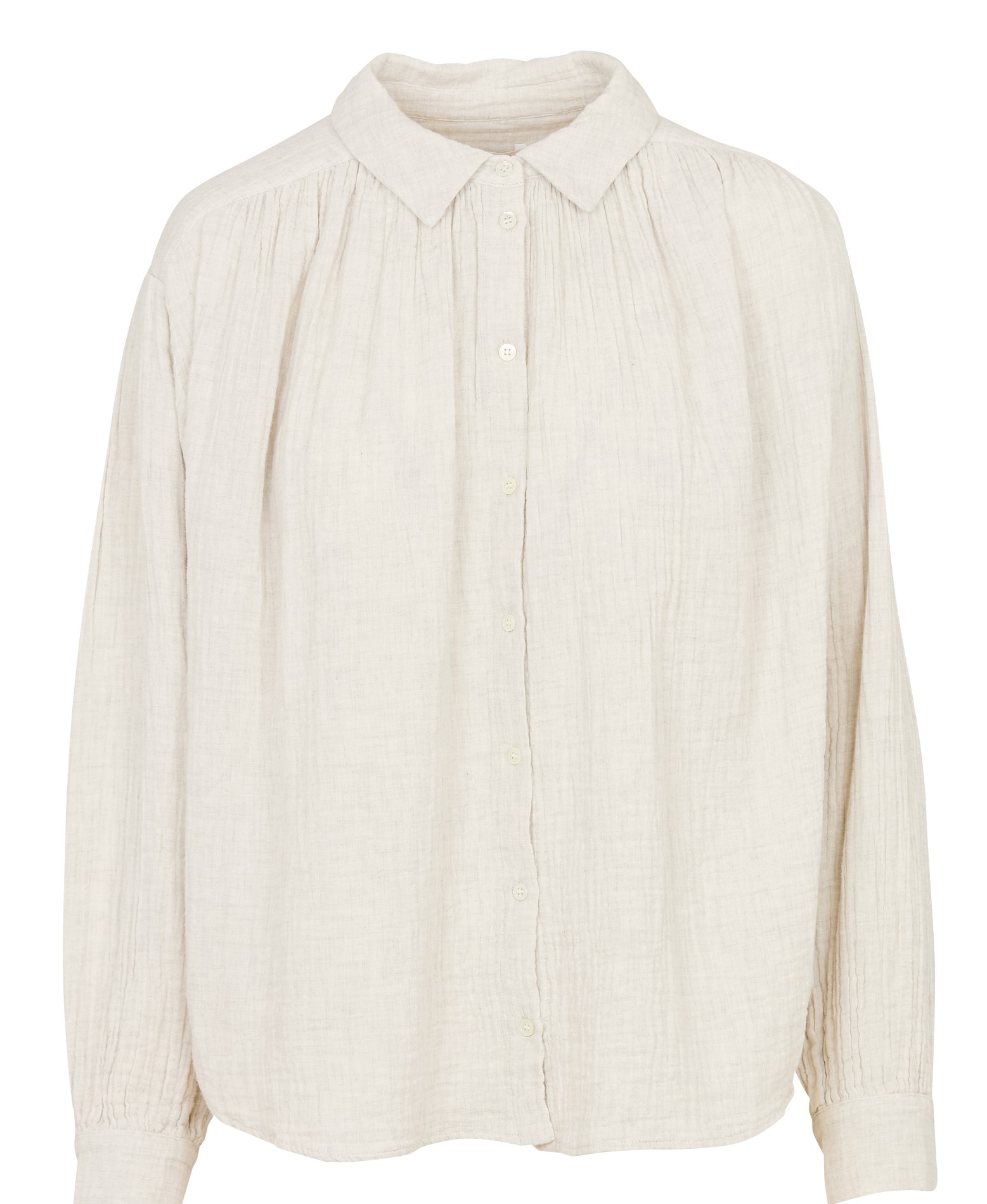 Chemise oversize col classique en coton MASSCOB Argent