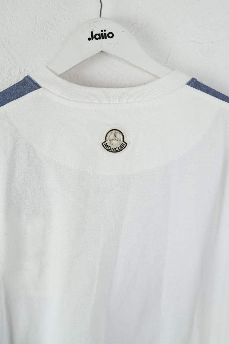 Cotton T-shirt MONCLER - Seconde Main White