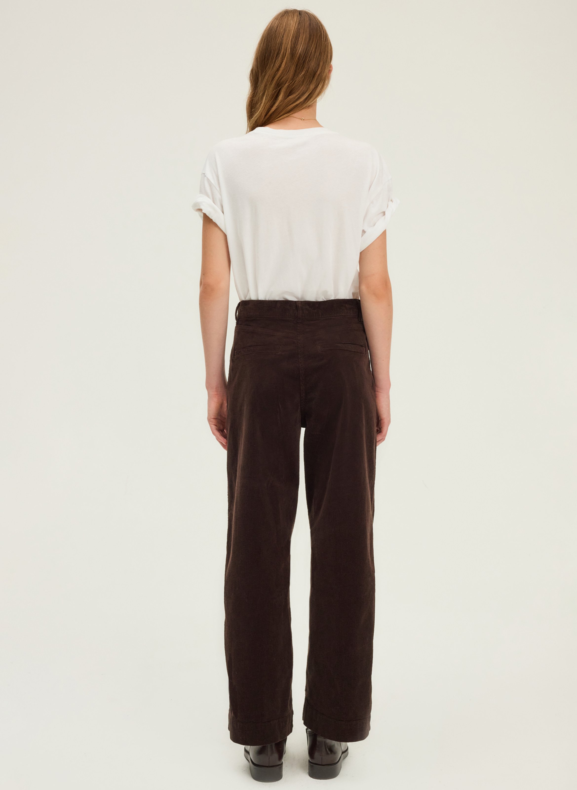 Cotton-blend chinos PABLO Brown