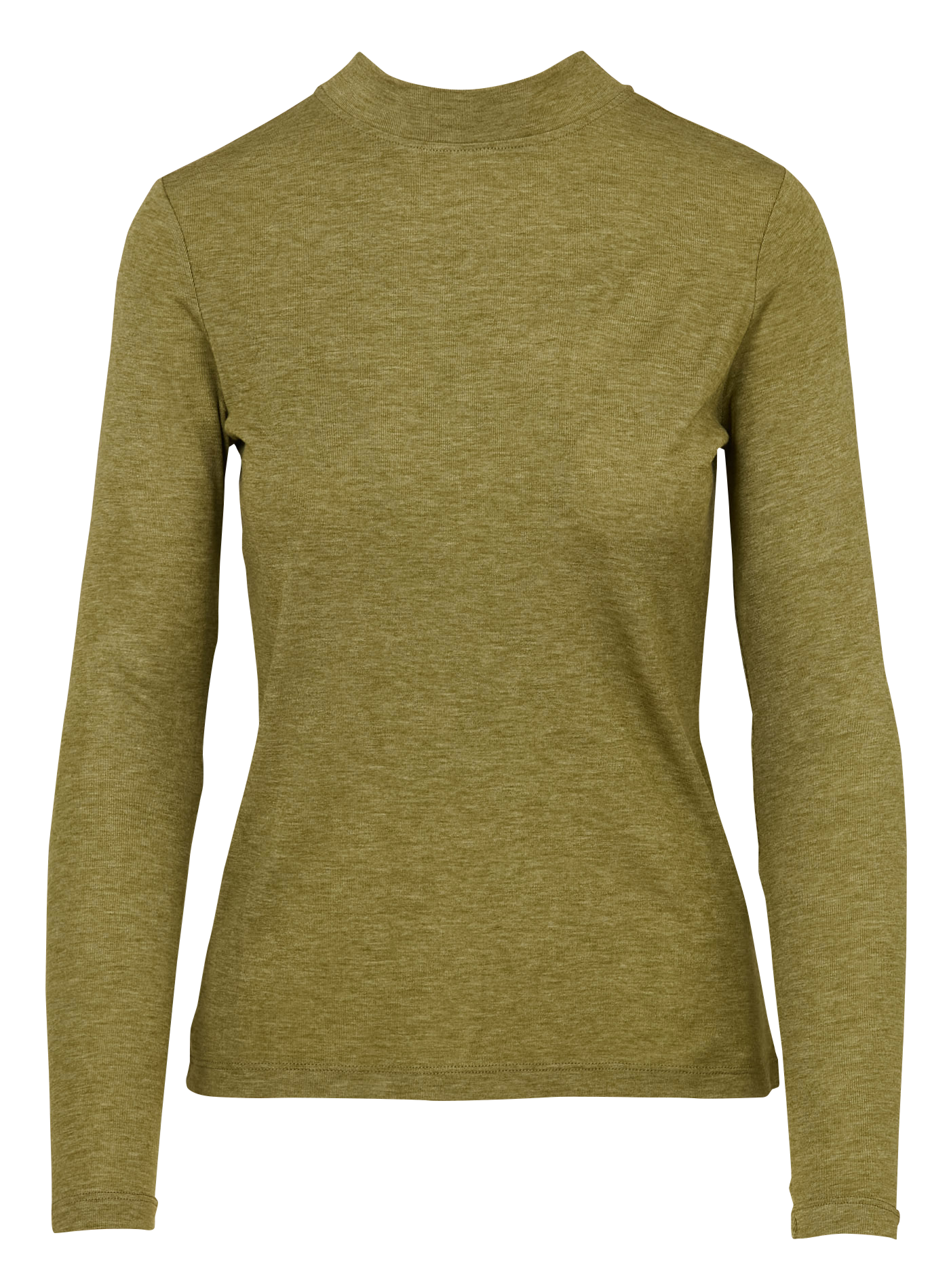 Flowy long-sleeve high-neck t-shirt MAISON 123 Green