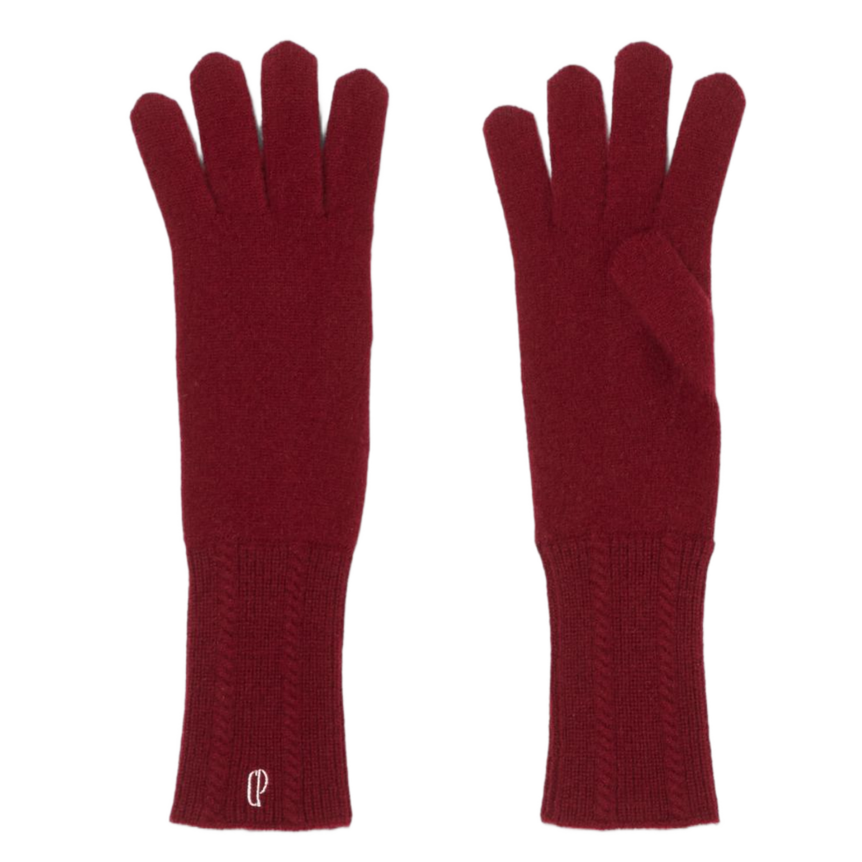 Handschuhe aus Kaschmir-Mix CLAUDIE PIERLOT Rot