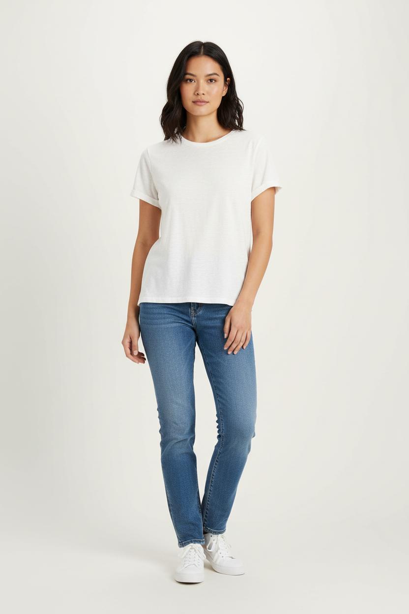 Tommy Badge T-shirt LEVI'S - Seconde main Beige