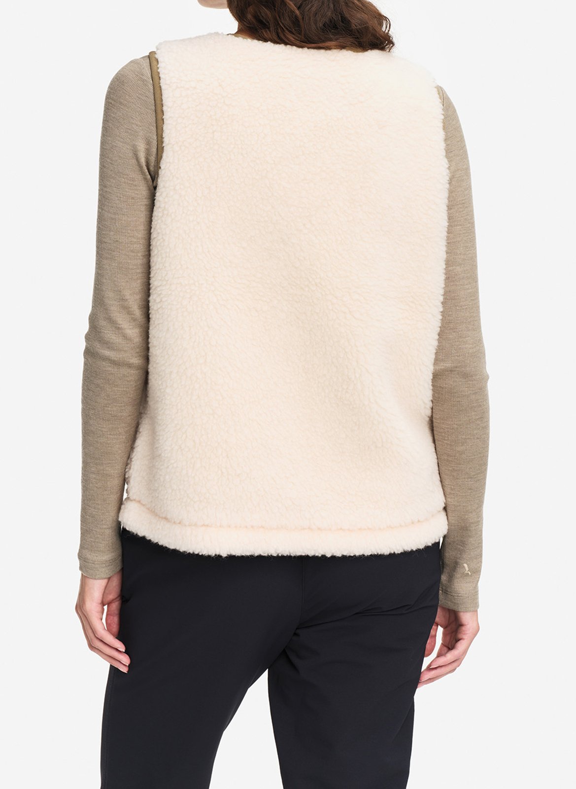 Svenland V-neck wool cardigan AIGLE Beige