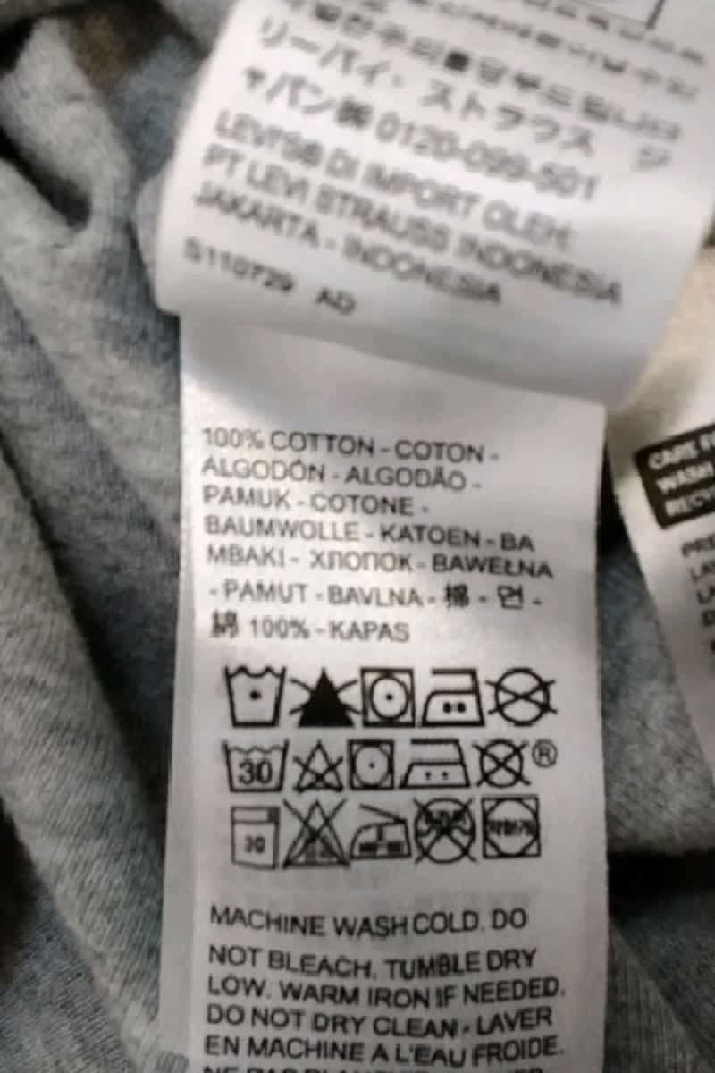 T-shirt LEVI'S - Seconde main Grey