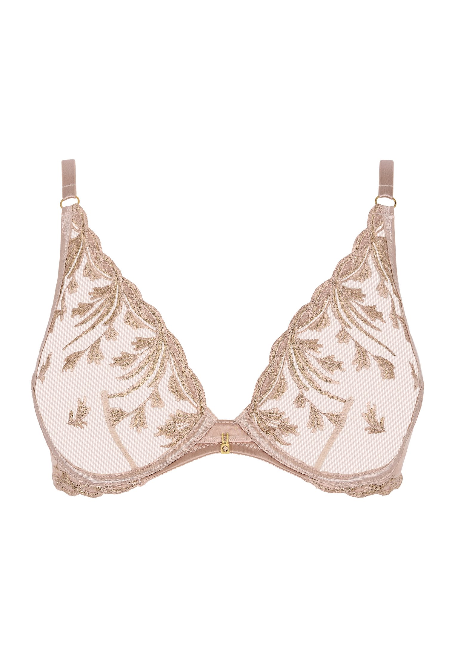 Architecture underwired triangle bra AUBADE Pink