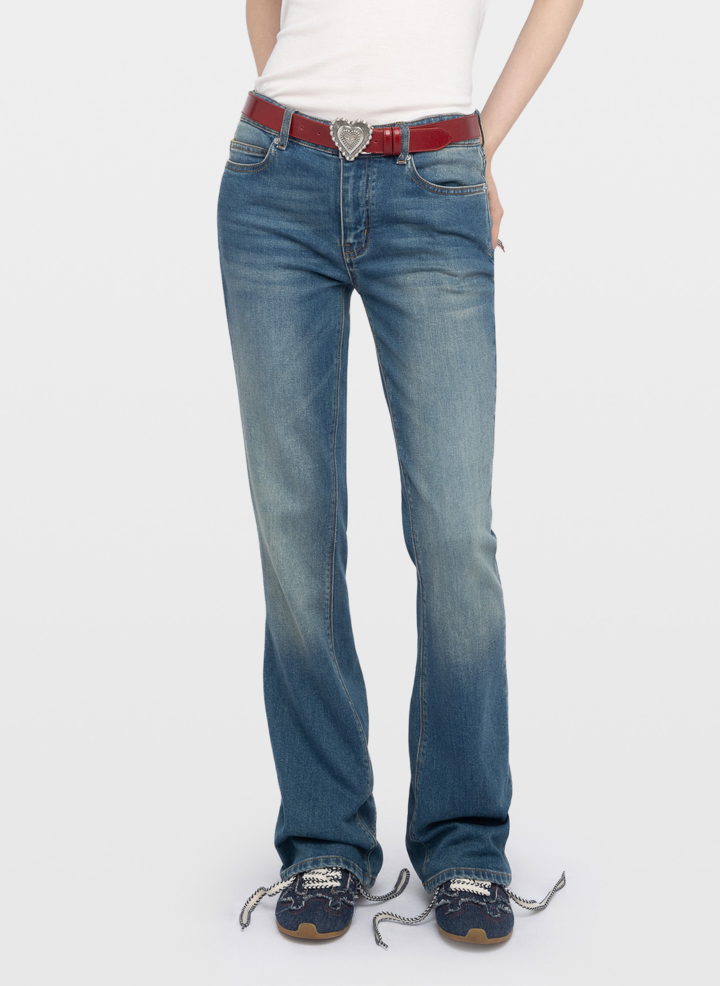 Charlotte - Flared Jeans aus Baumwolle ZADIG&VOLTAIRE Blau