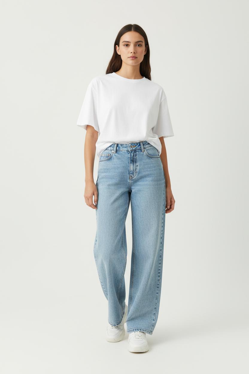 Cropped slim jeans with studs SEZANE - Seconde main Blue
