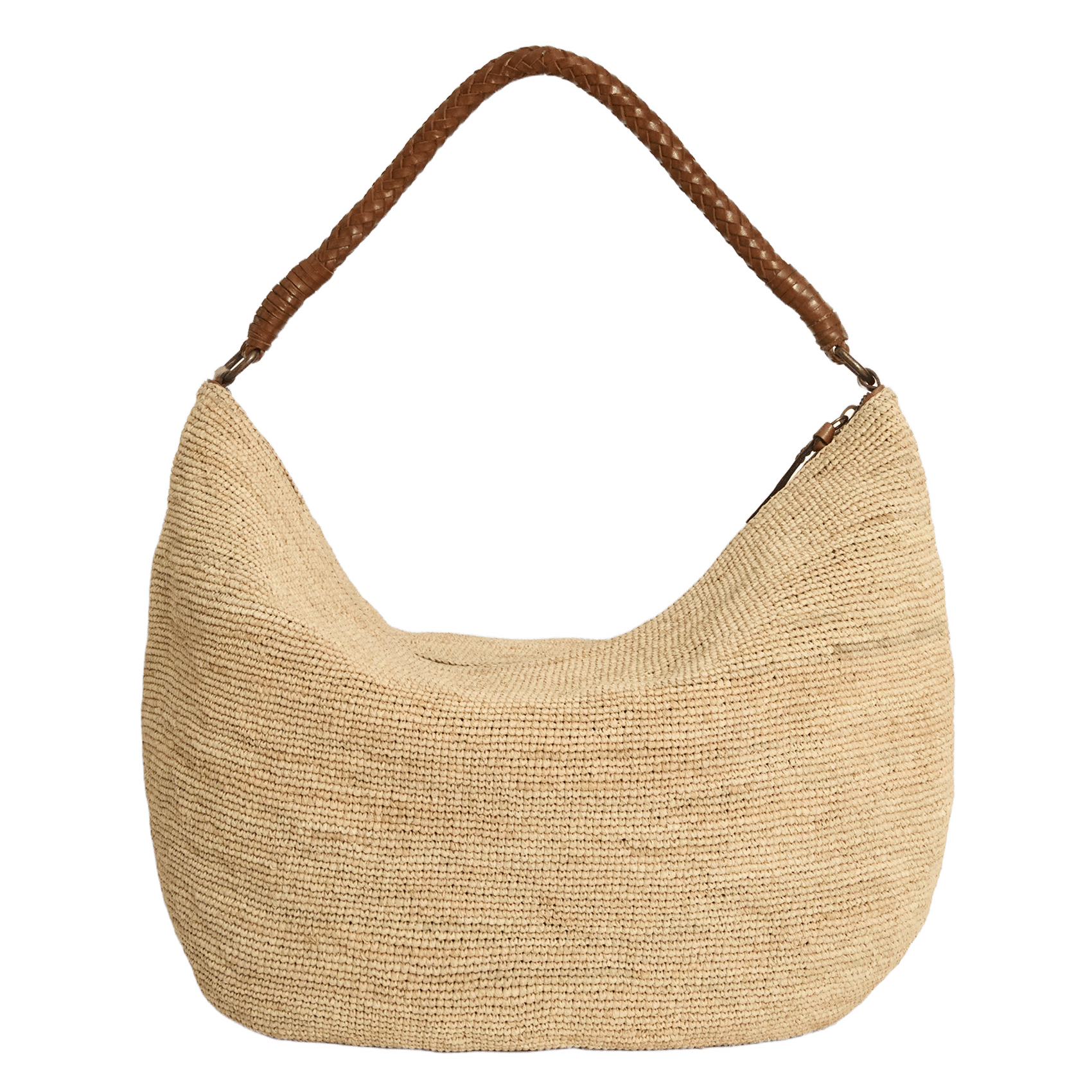 Sac porté épaule en raphia IBELIV