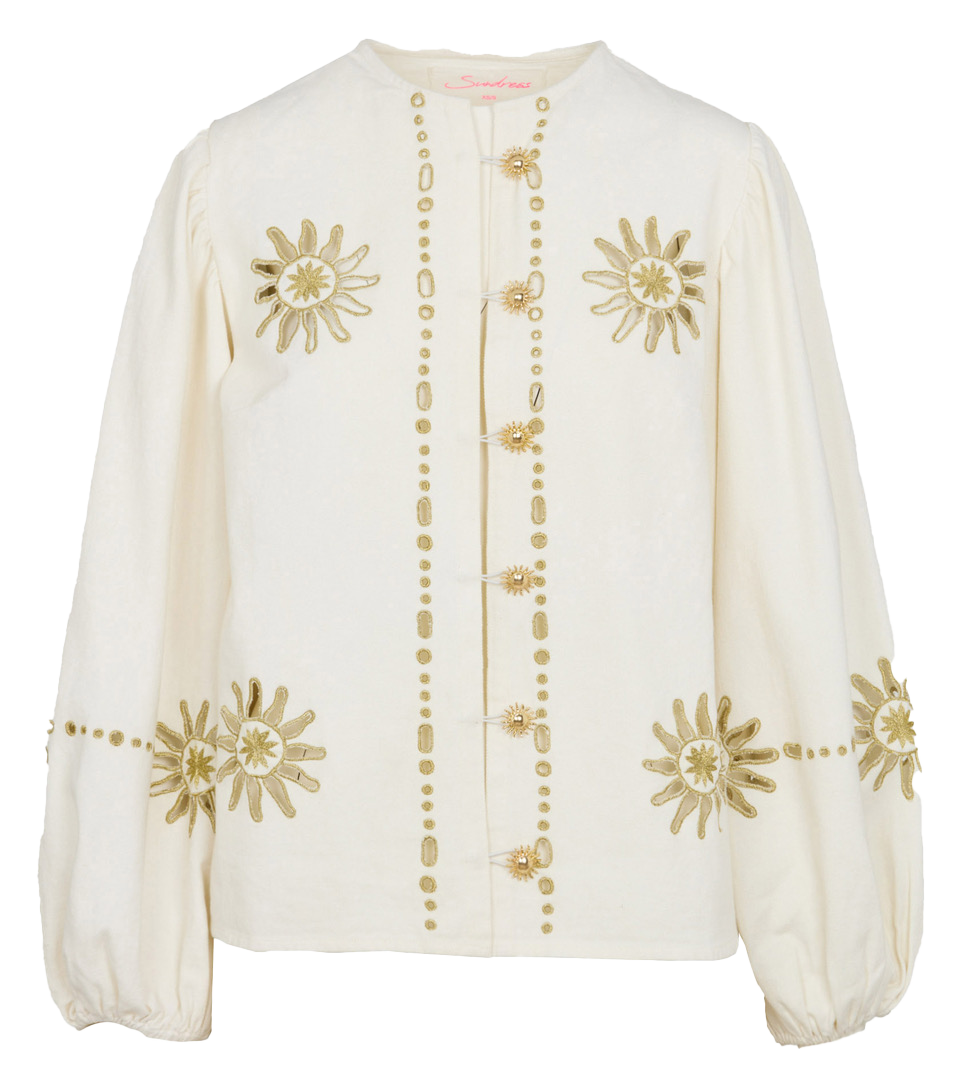 Round-neck cotton jacket SUNDRESS Multicolored